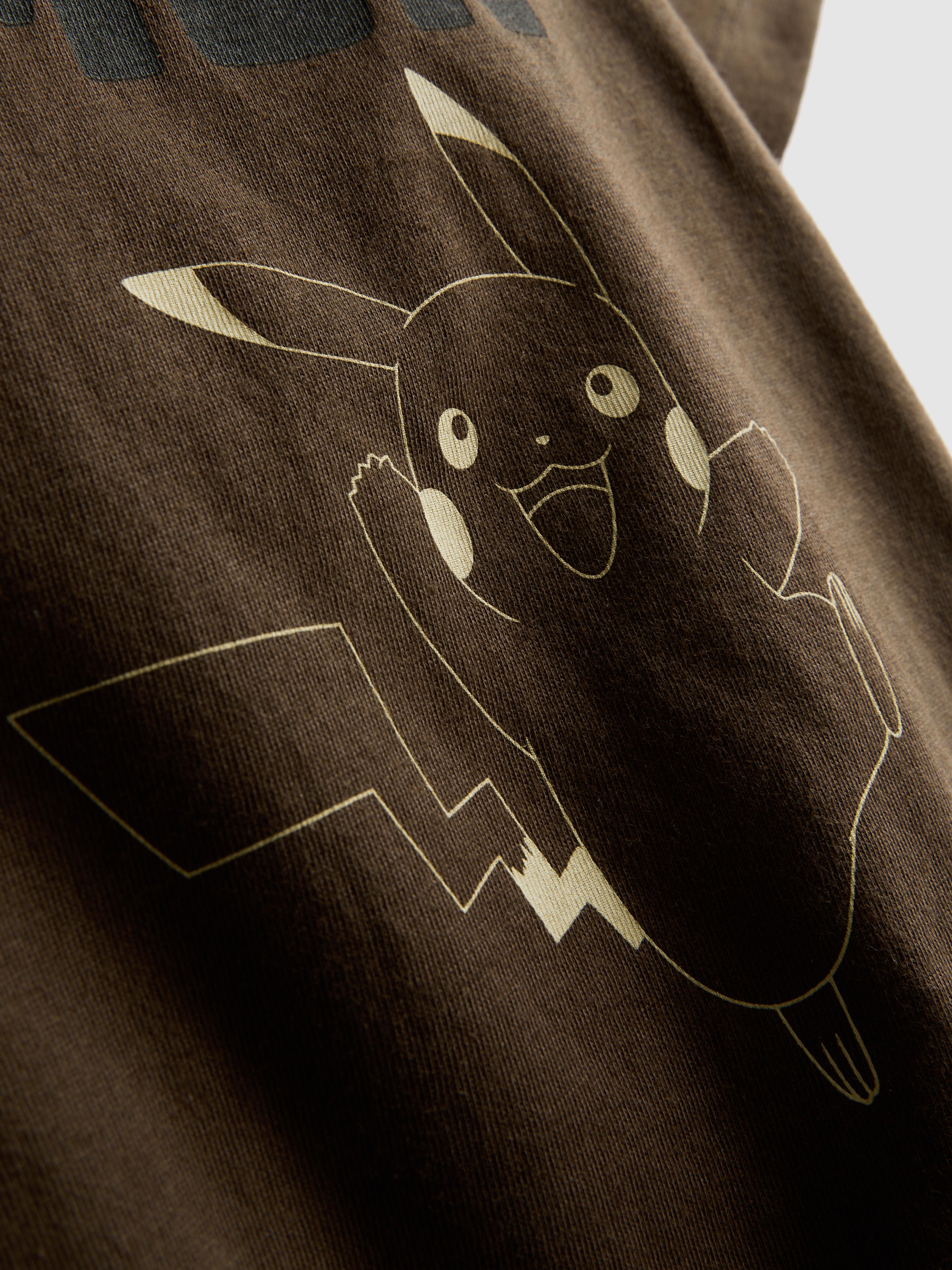 3-9yrs | Pokémon Pikachu Pure Cotton Graphic T-Shirt