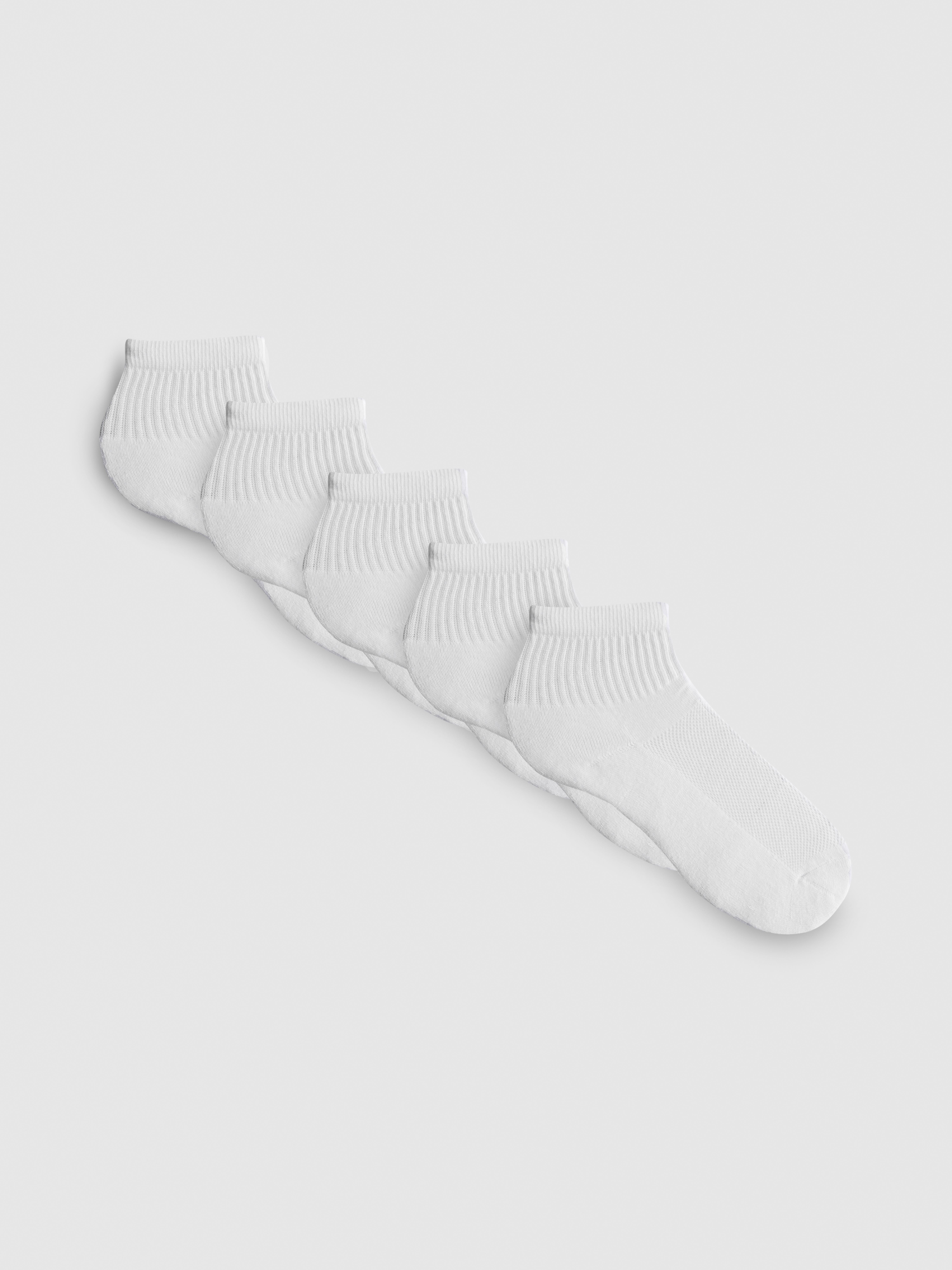 5pk Cotton-Rich Sneaker Socks