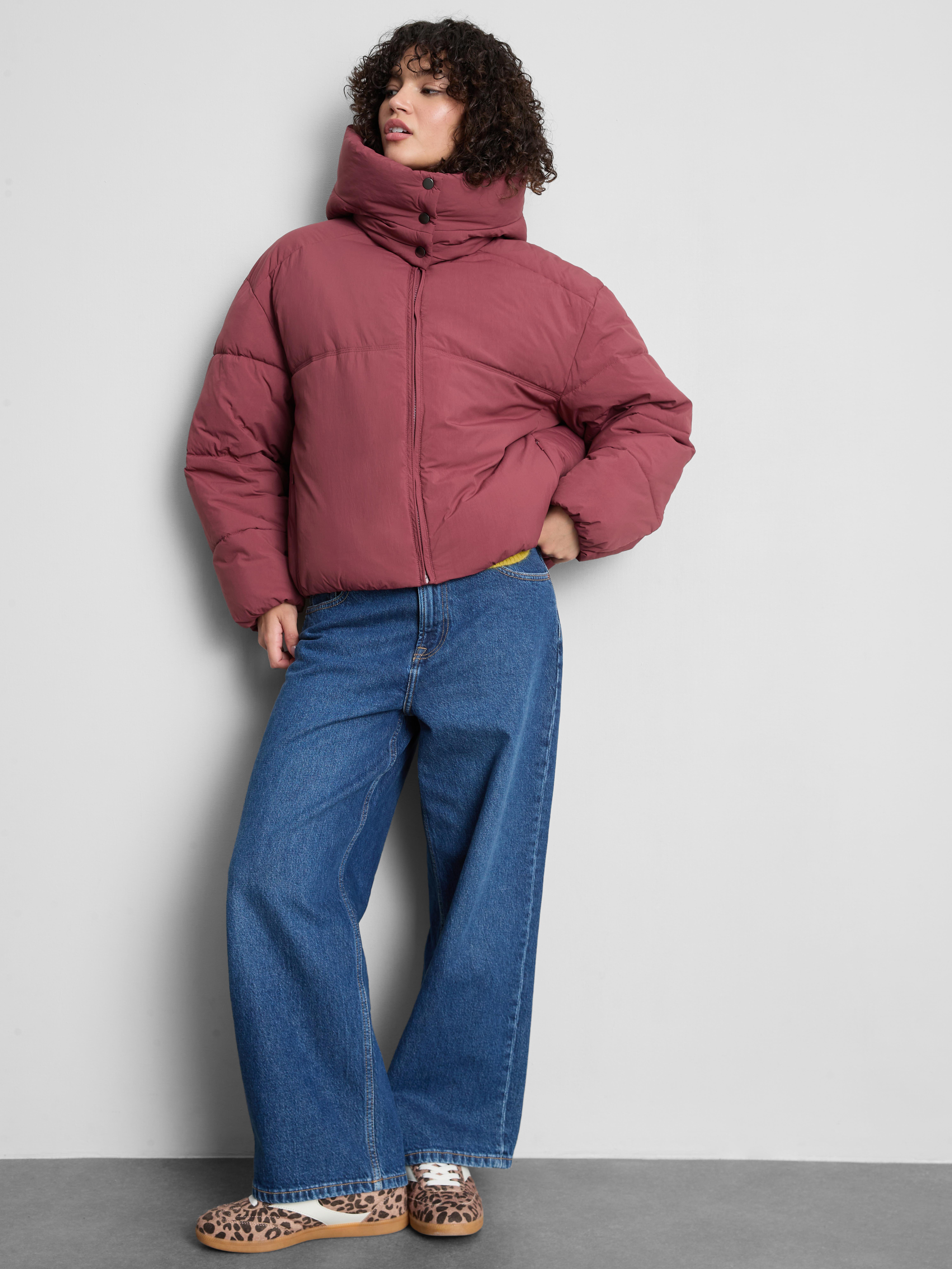 Klassische kurze Pufferjacke