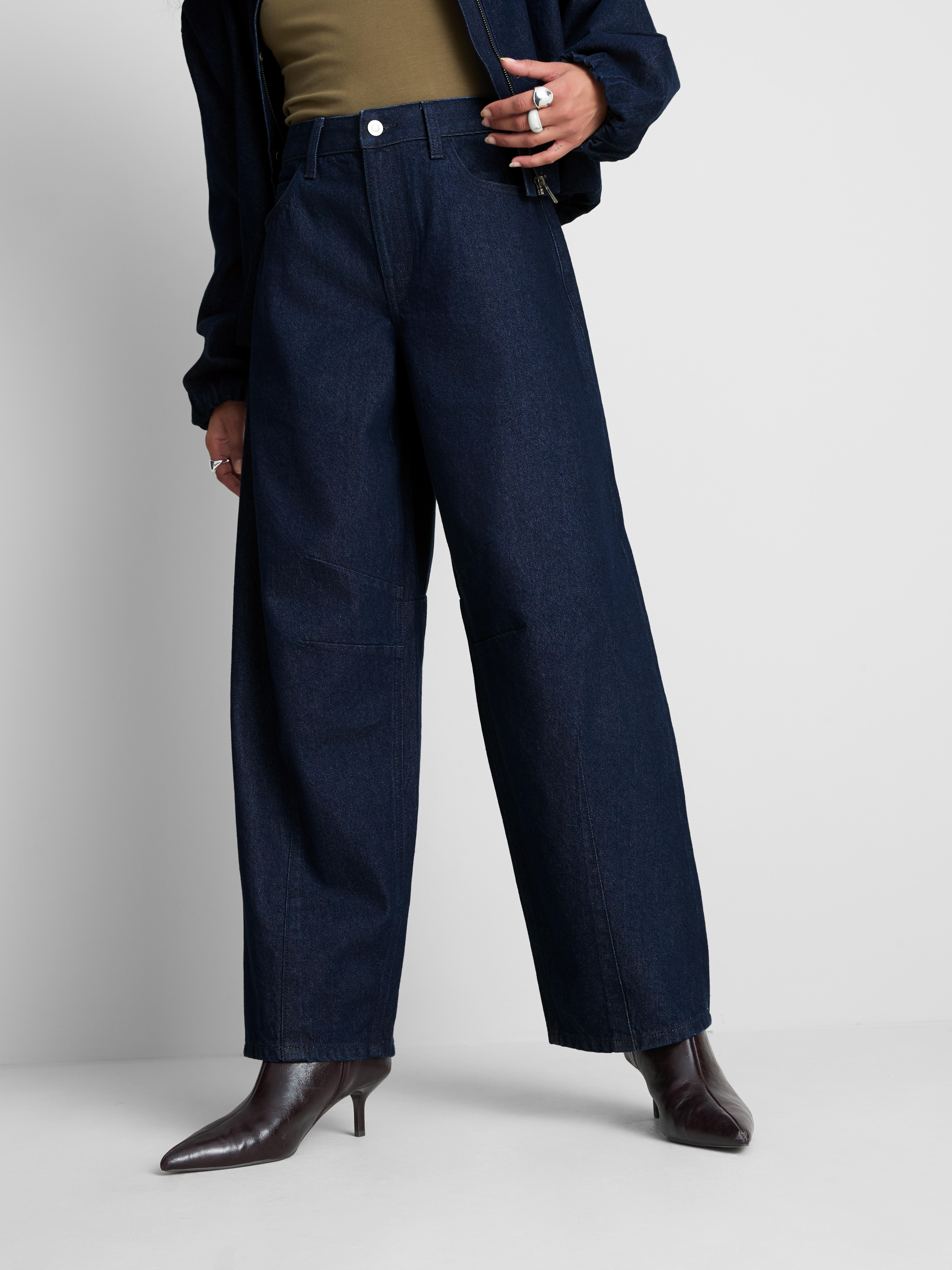 Paula Echevarría Curve Baggy Jeans Indigo