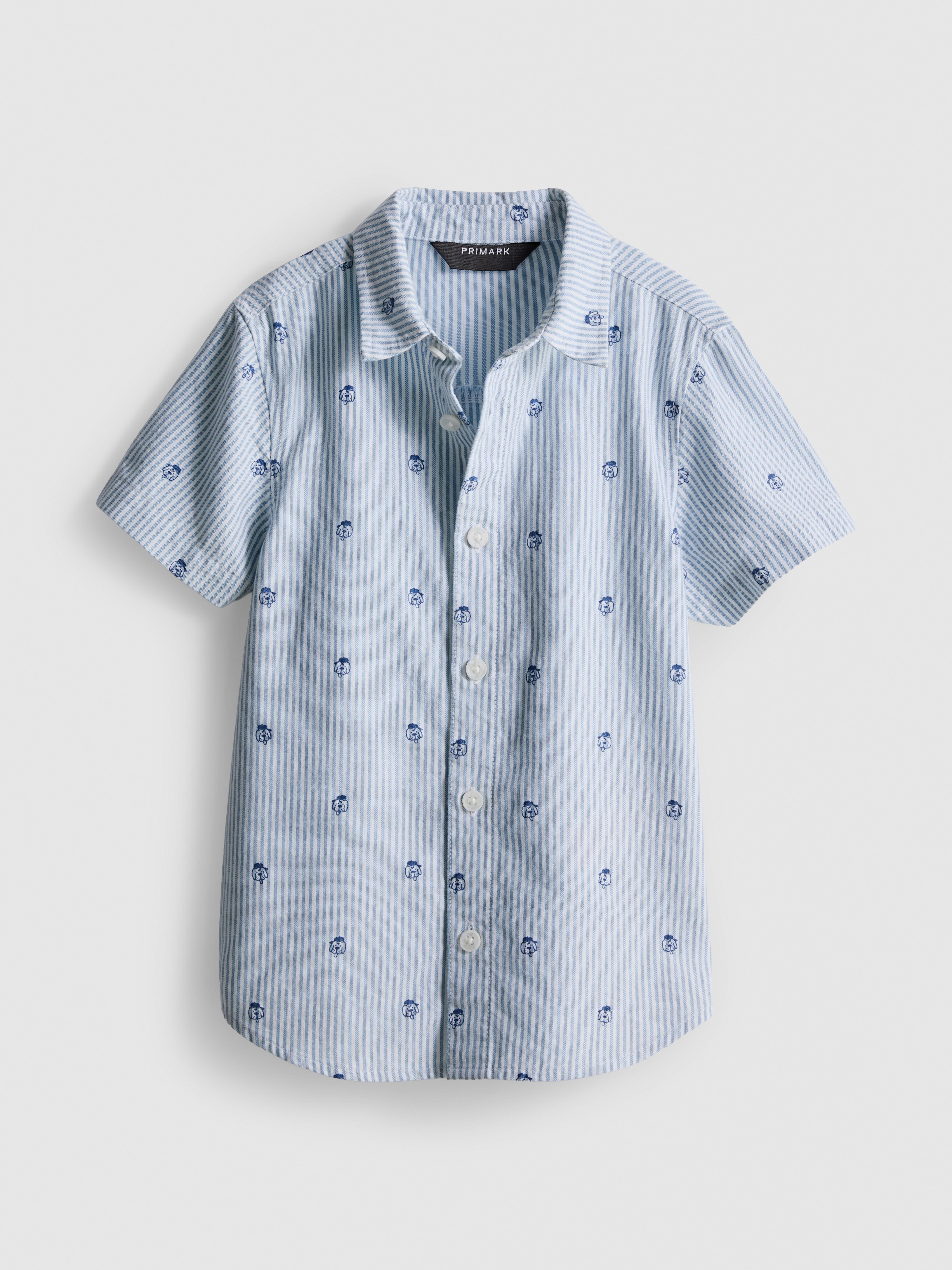 1-9yrs | Pure Cotton Printed Oxford Shirt