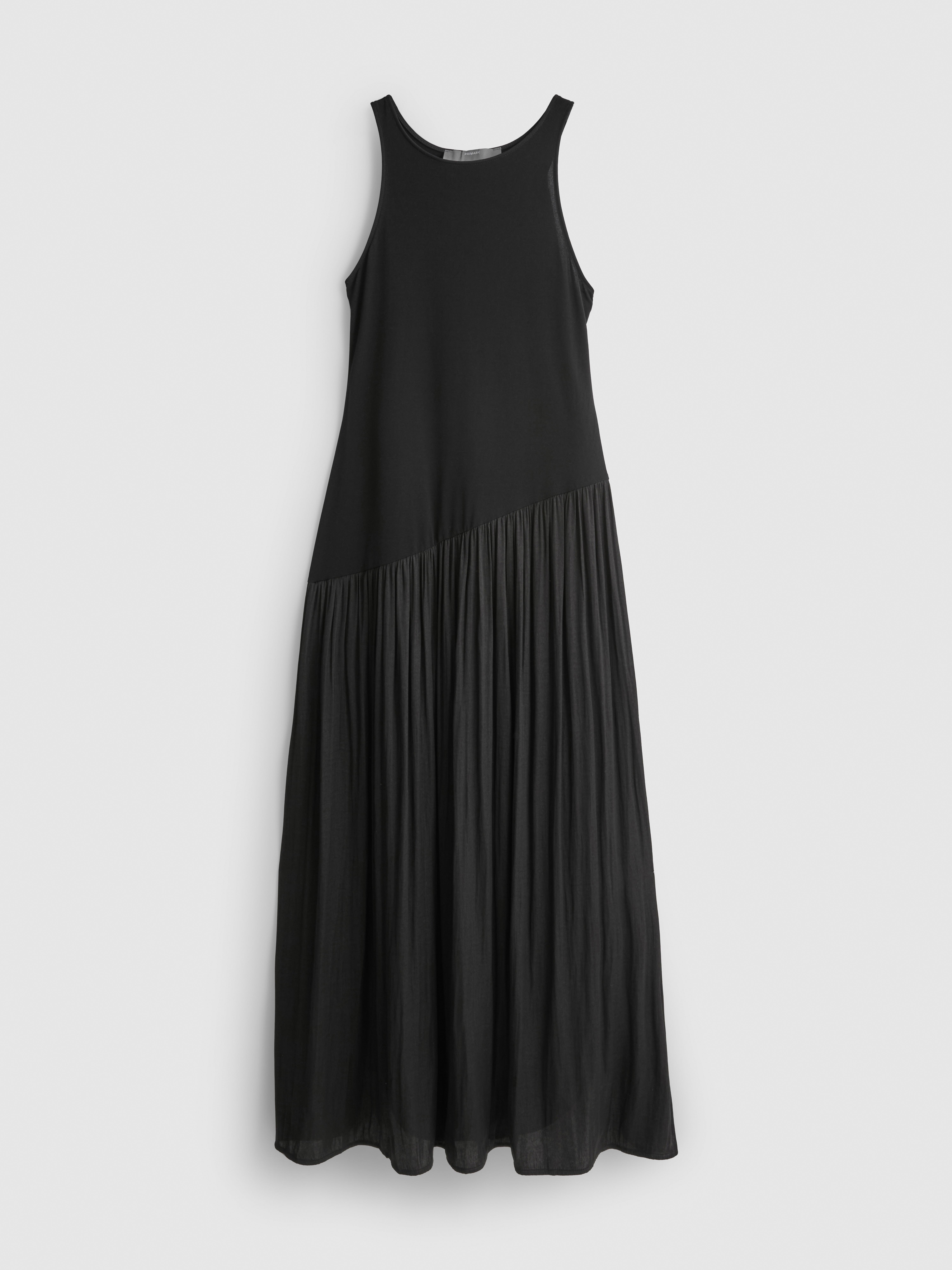 primark drop waist dress Elevate your evening wardrobe without breaking the bank! This look features  a stunning rust Primark Sleeveless Satin Asymmetric Midi Dress (18.00)  with a chic thigh split and crew neckline. It pairs perfectly
