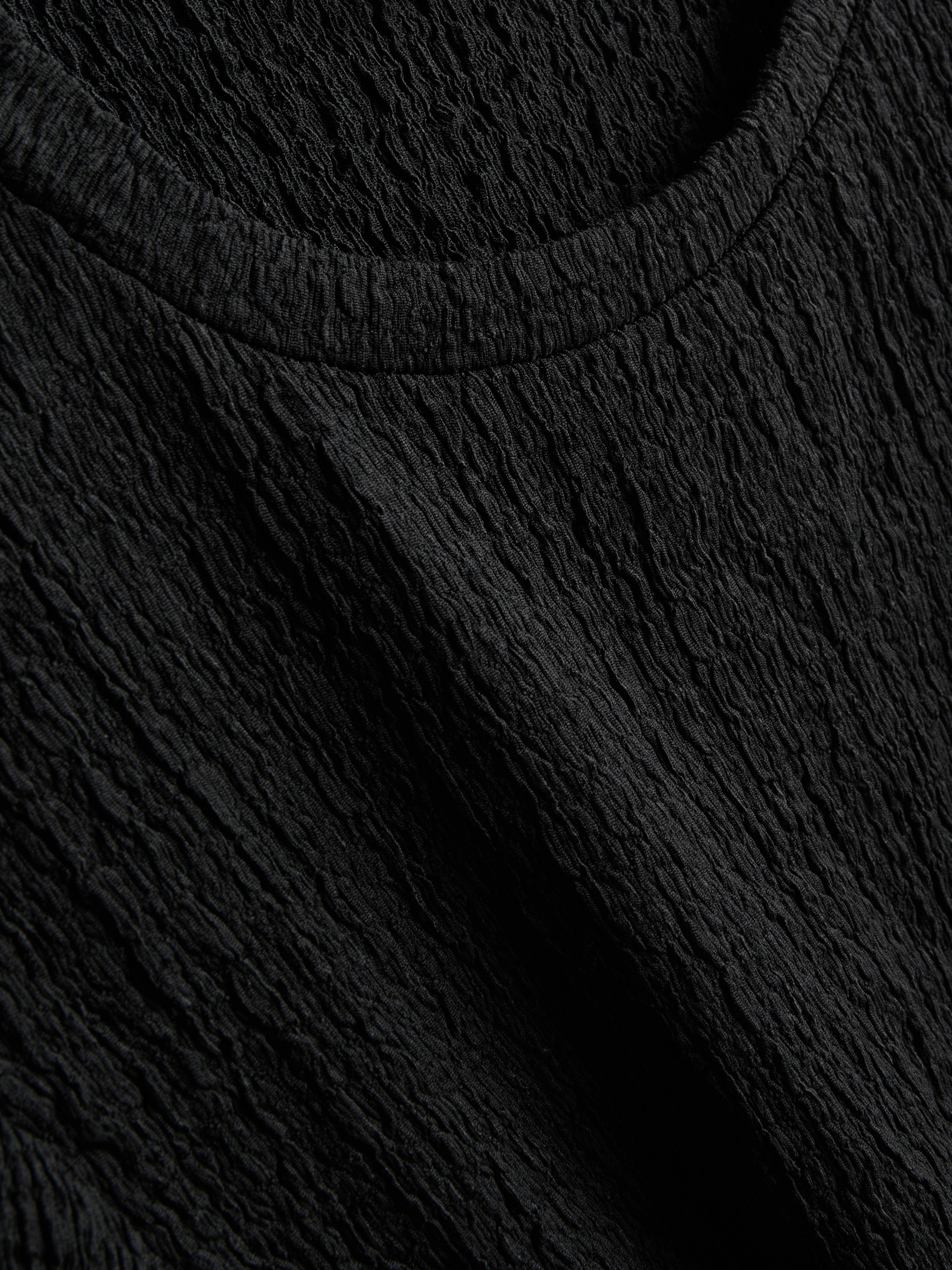 Tricou asimetric texturat