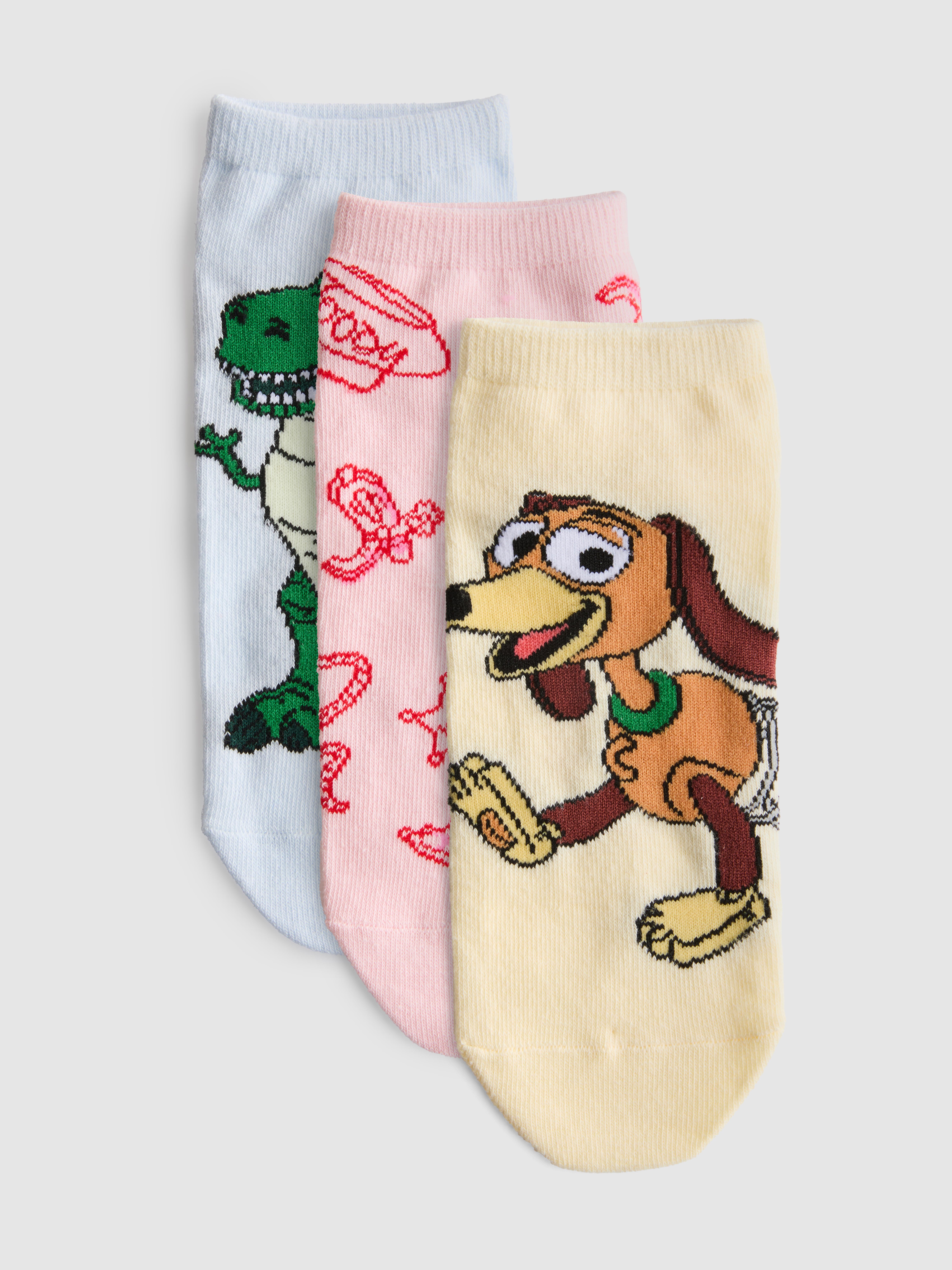 „Toy Story“ Sneakersocken aus Baumwollmischung, 3er-Pack
