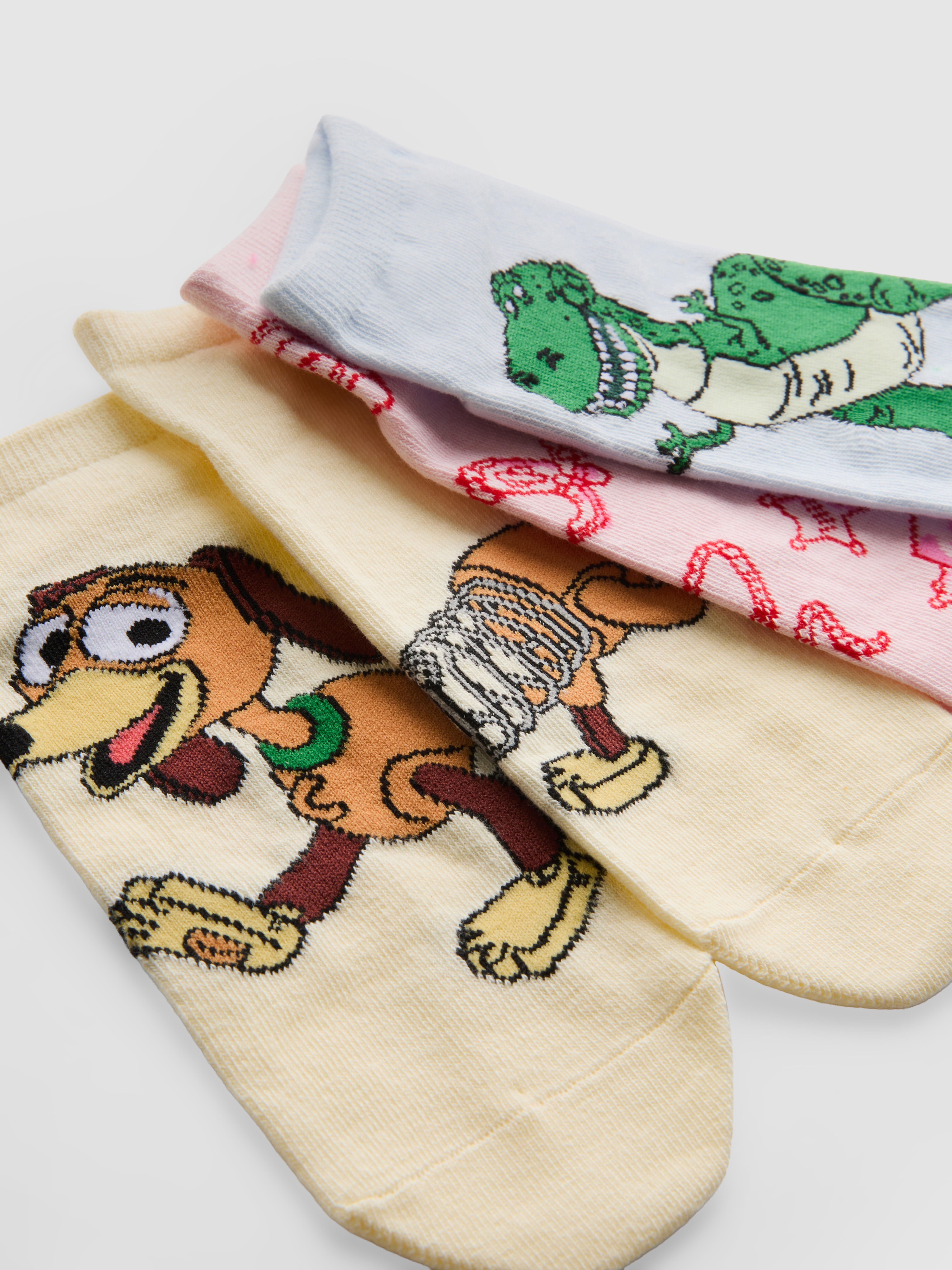 „Toy Story“ Sneakersocken aus Baumwollmischung, 3er-Pack