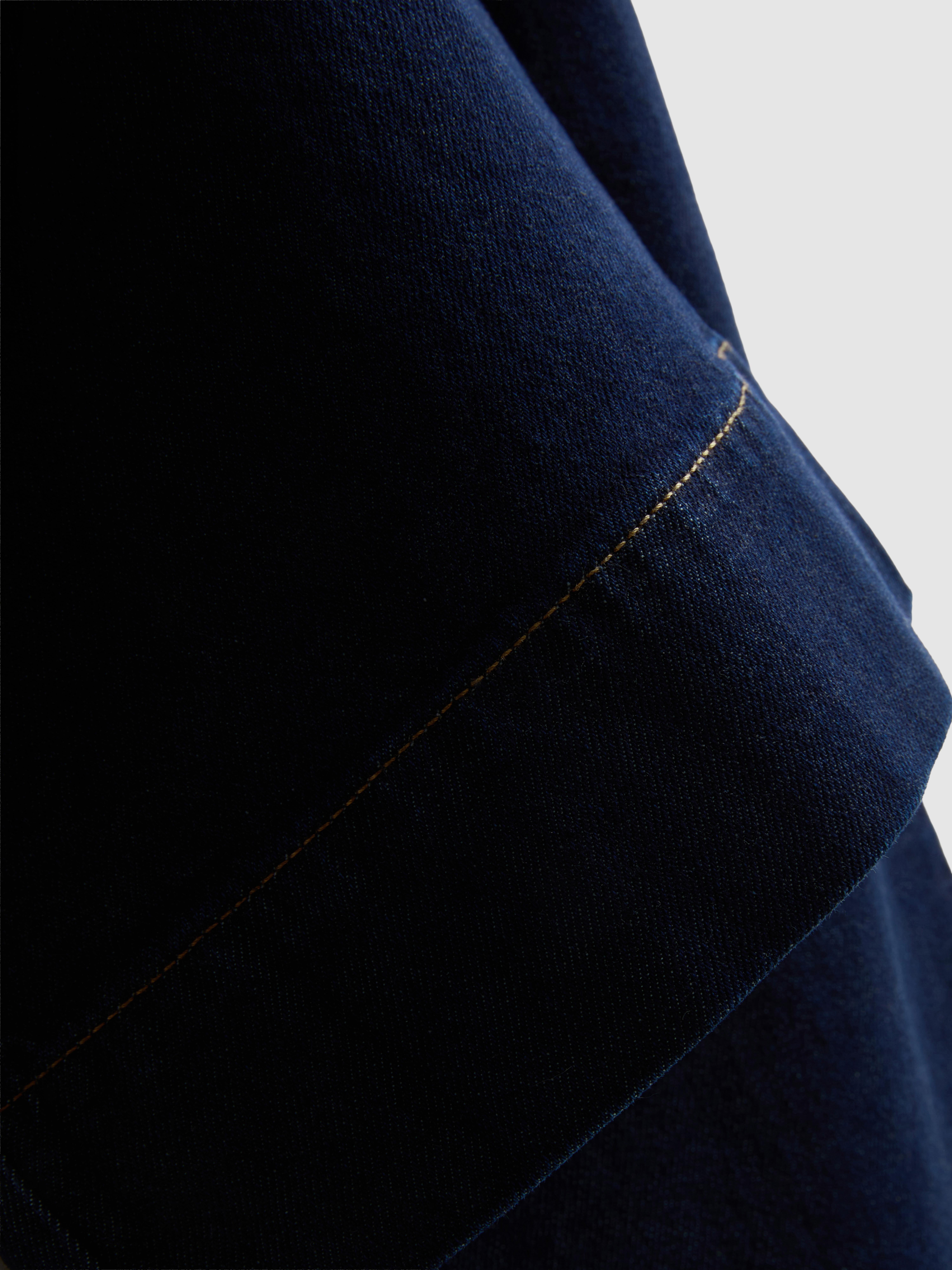 Patch Pocket Wide-Leg Jeans