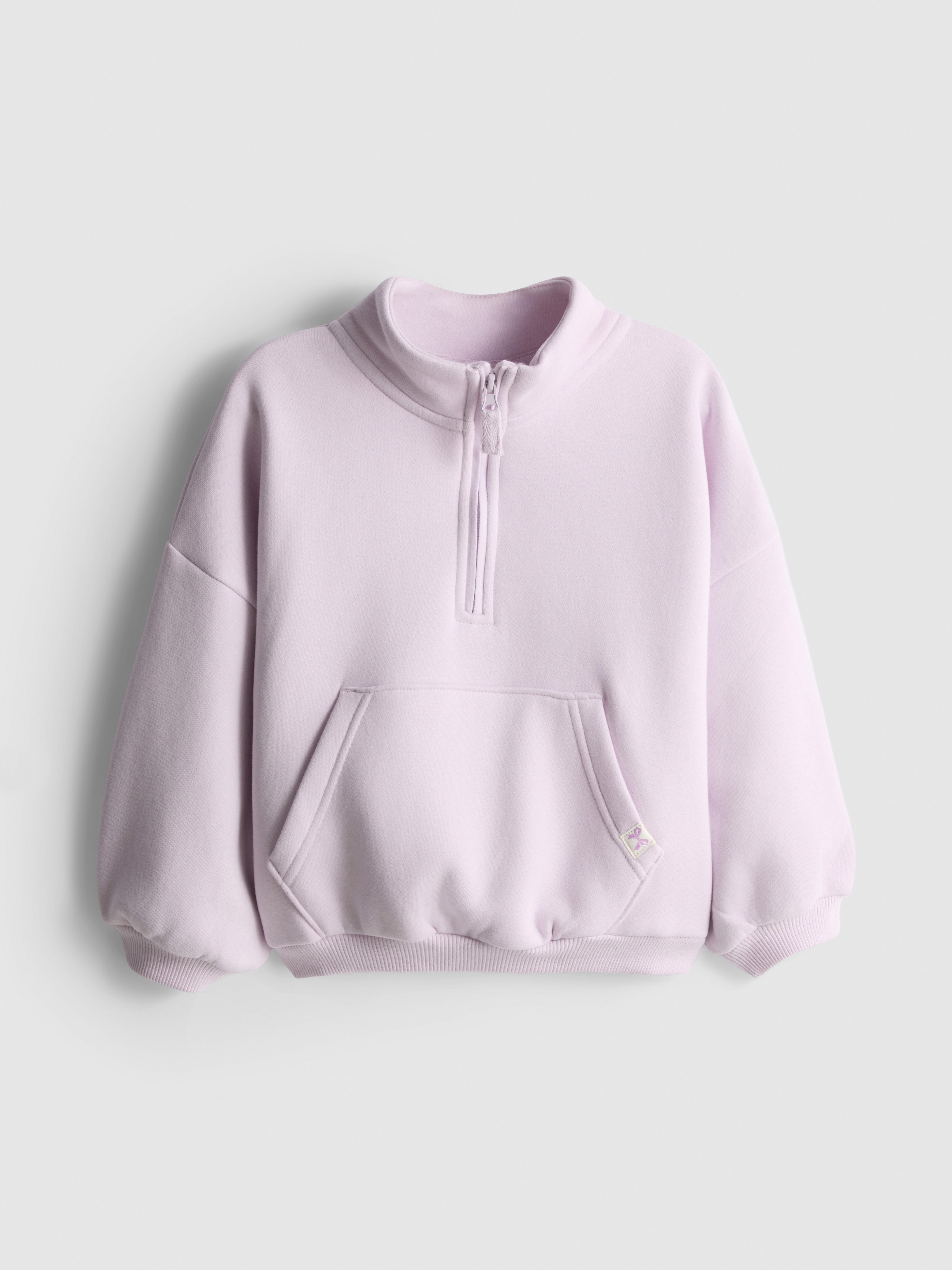 1-9yrs | Cotton Rich Funnel Neck Half-Zip Sweatshirt