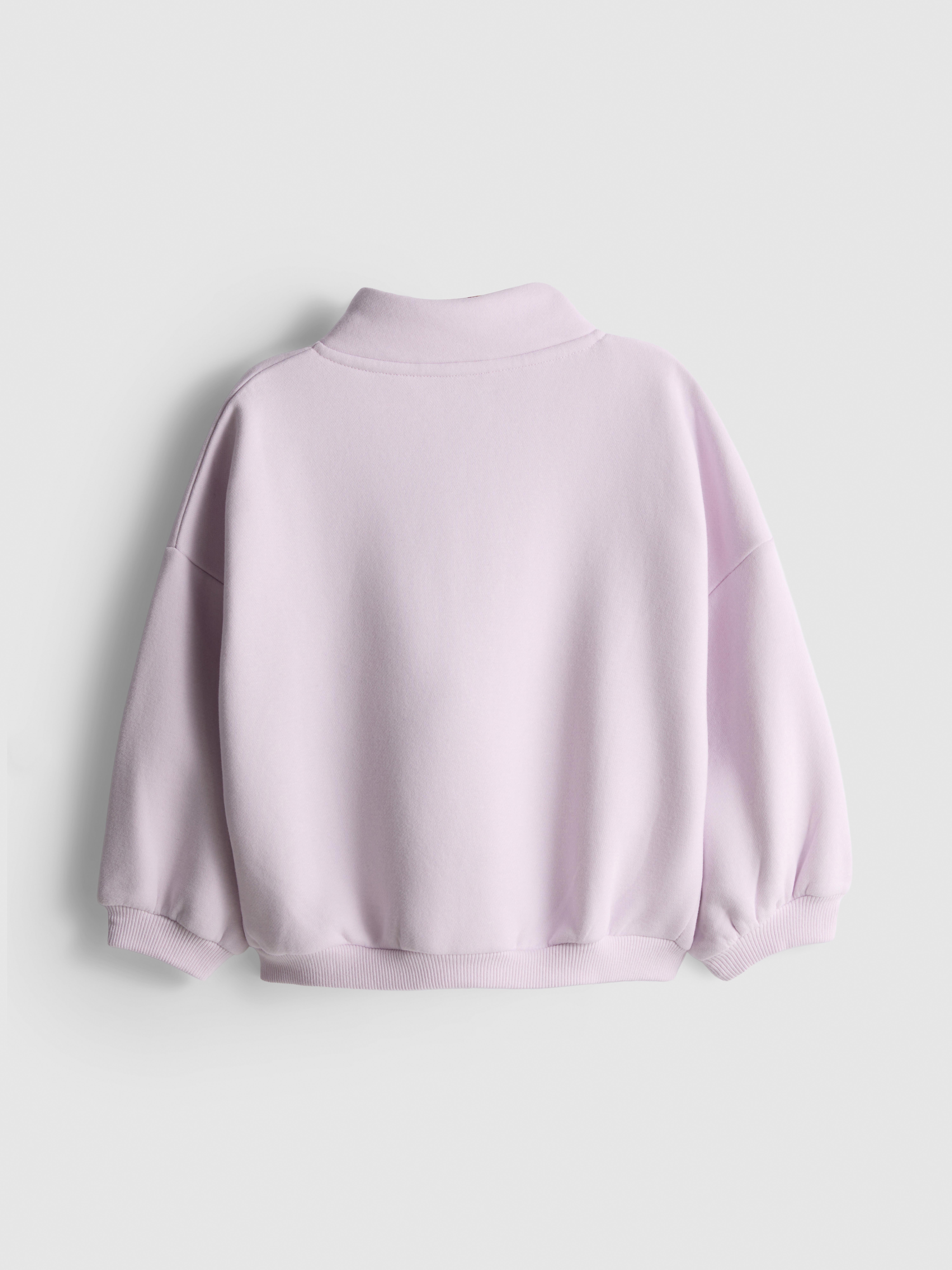 1-9yrs | Cotton Rich Funnel Neck Half-Zip Sweatshirt