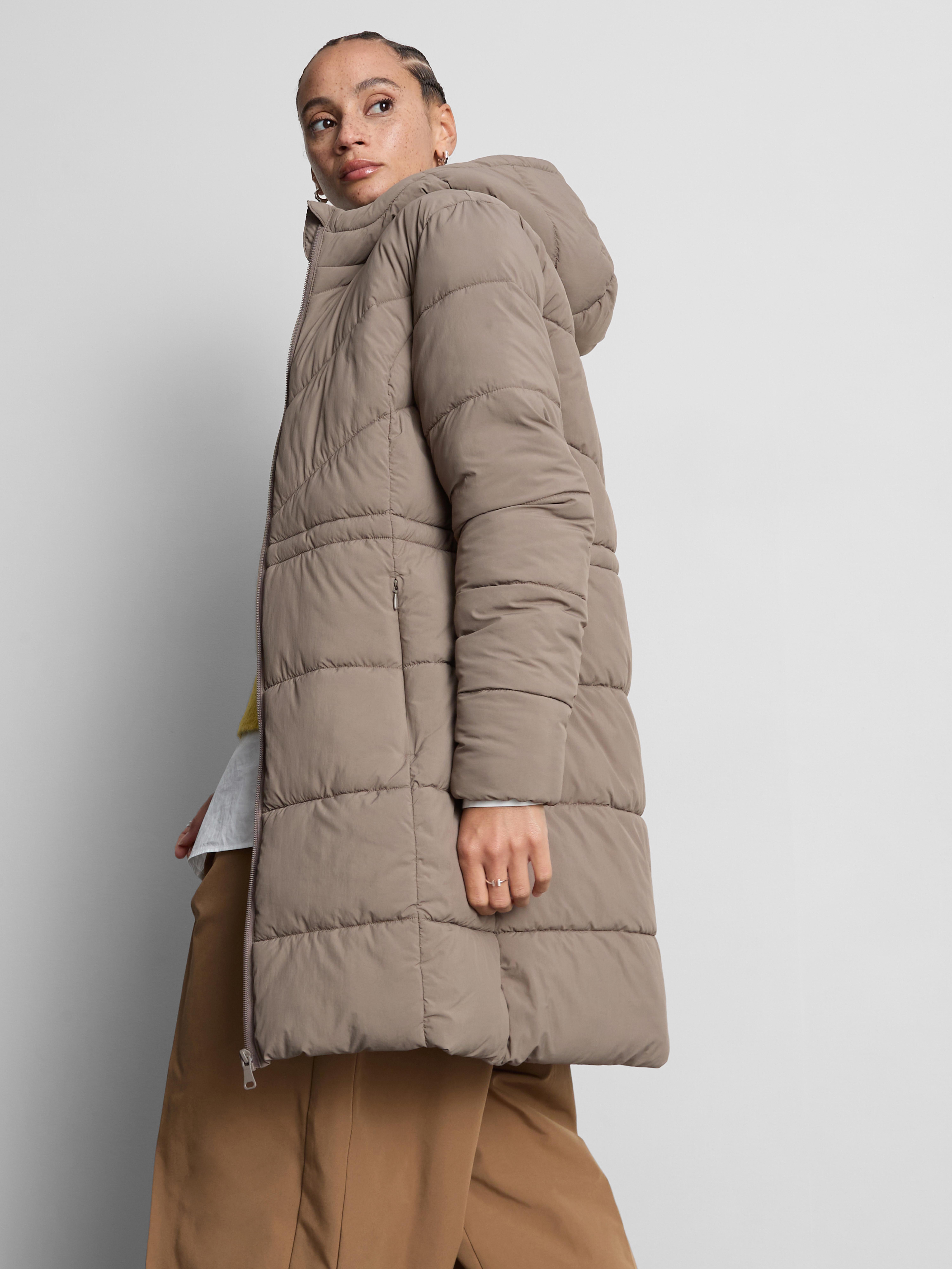 Longline Hooded Puffer Jacket