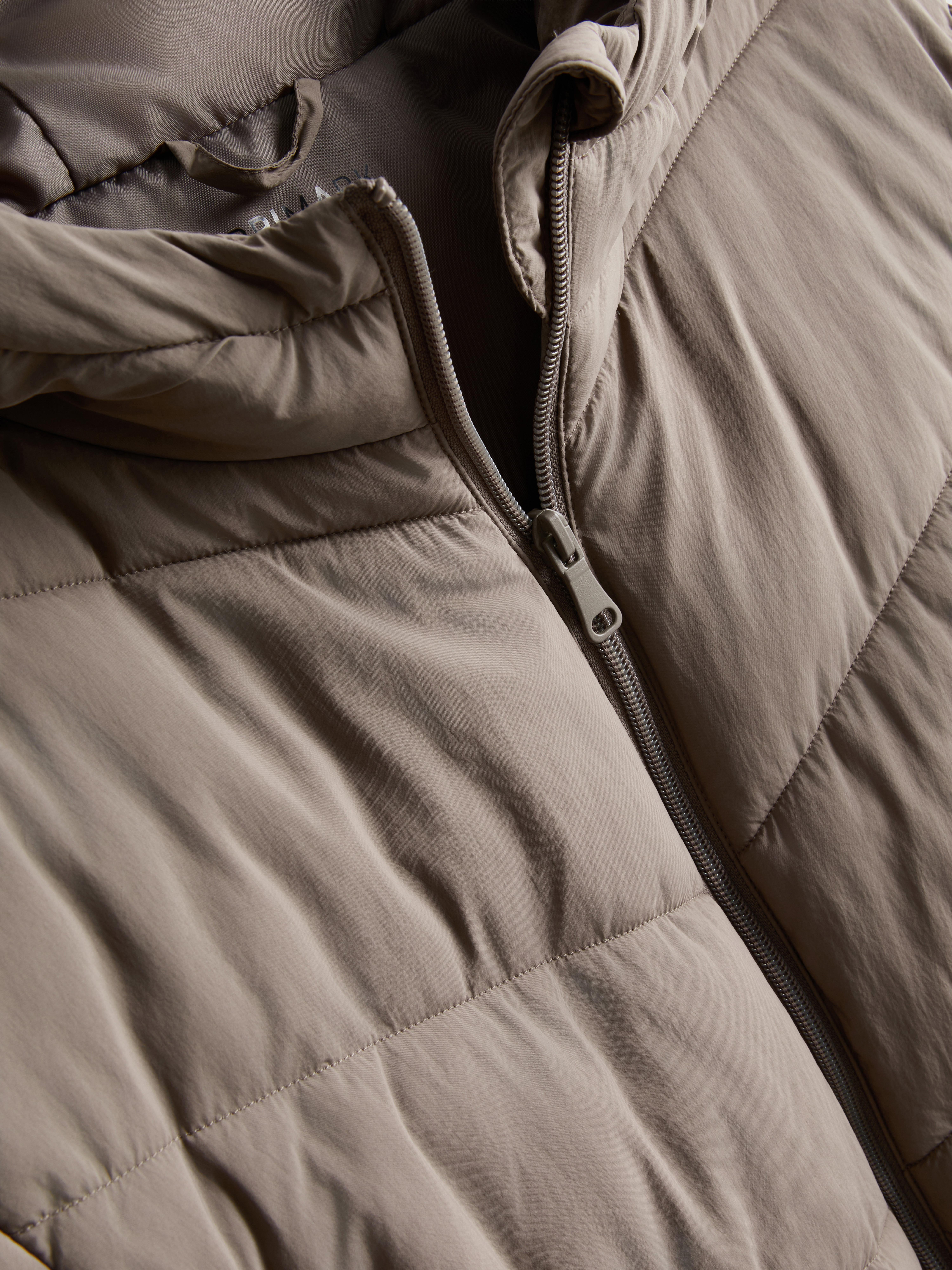 Longline Hooded Puffer Jacket