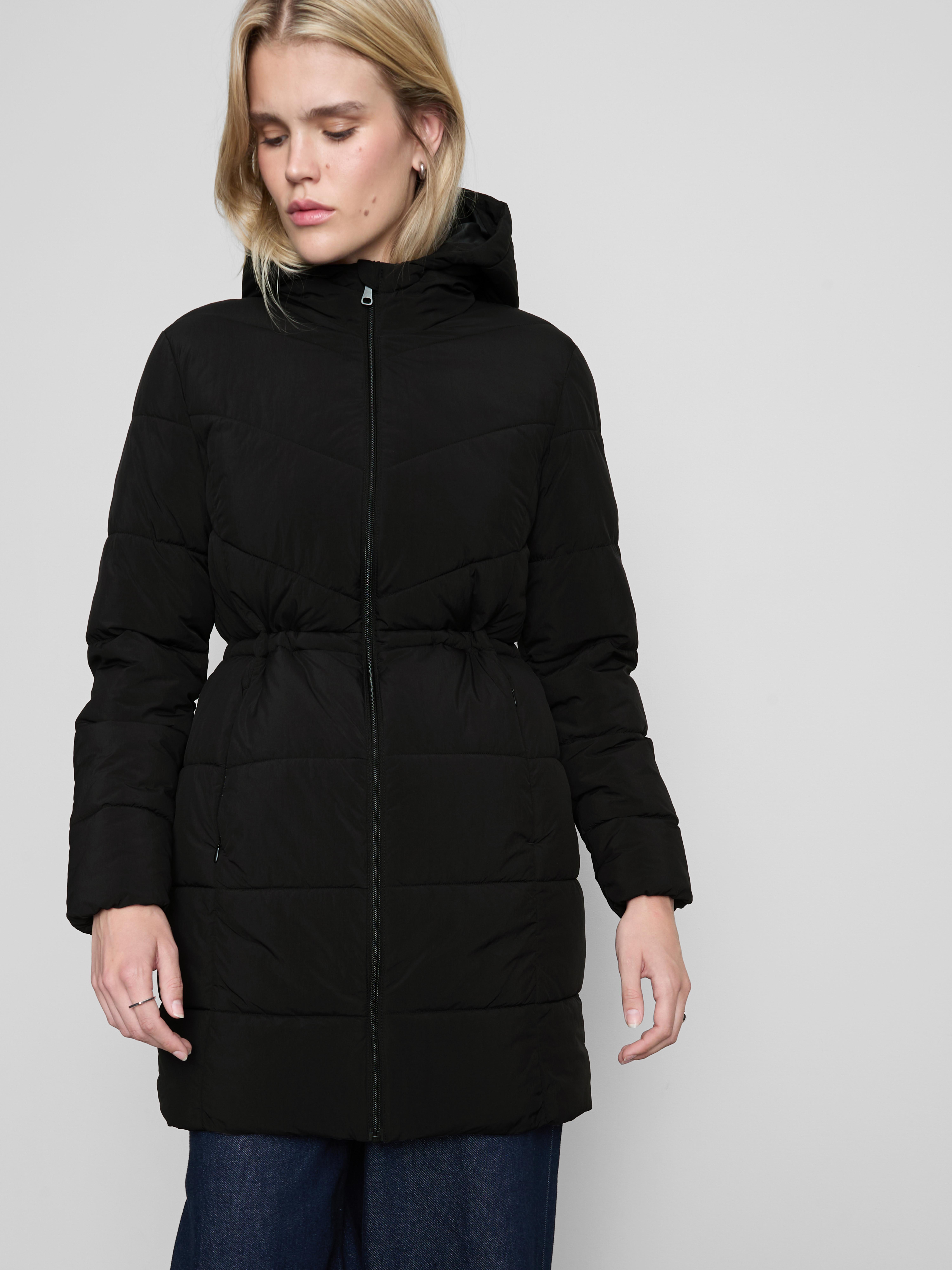 Longline Hooded Puffer Jacket