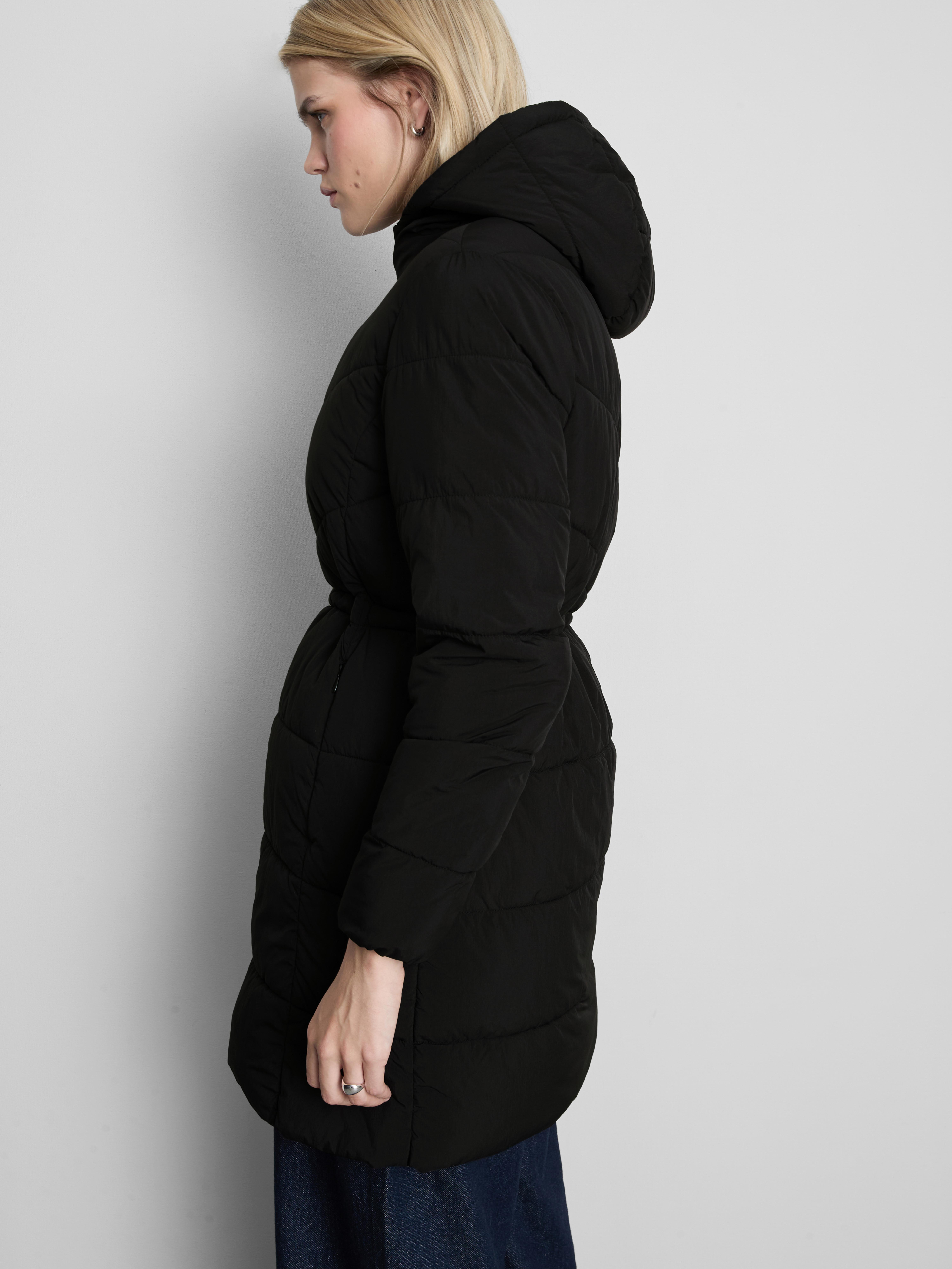 Longline Hooded Puffer Jacket