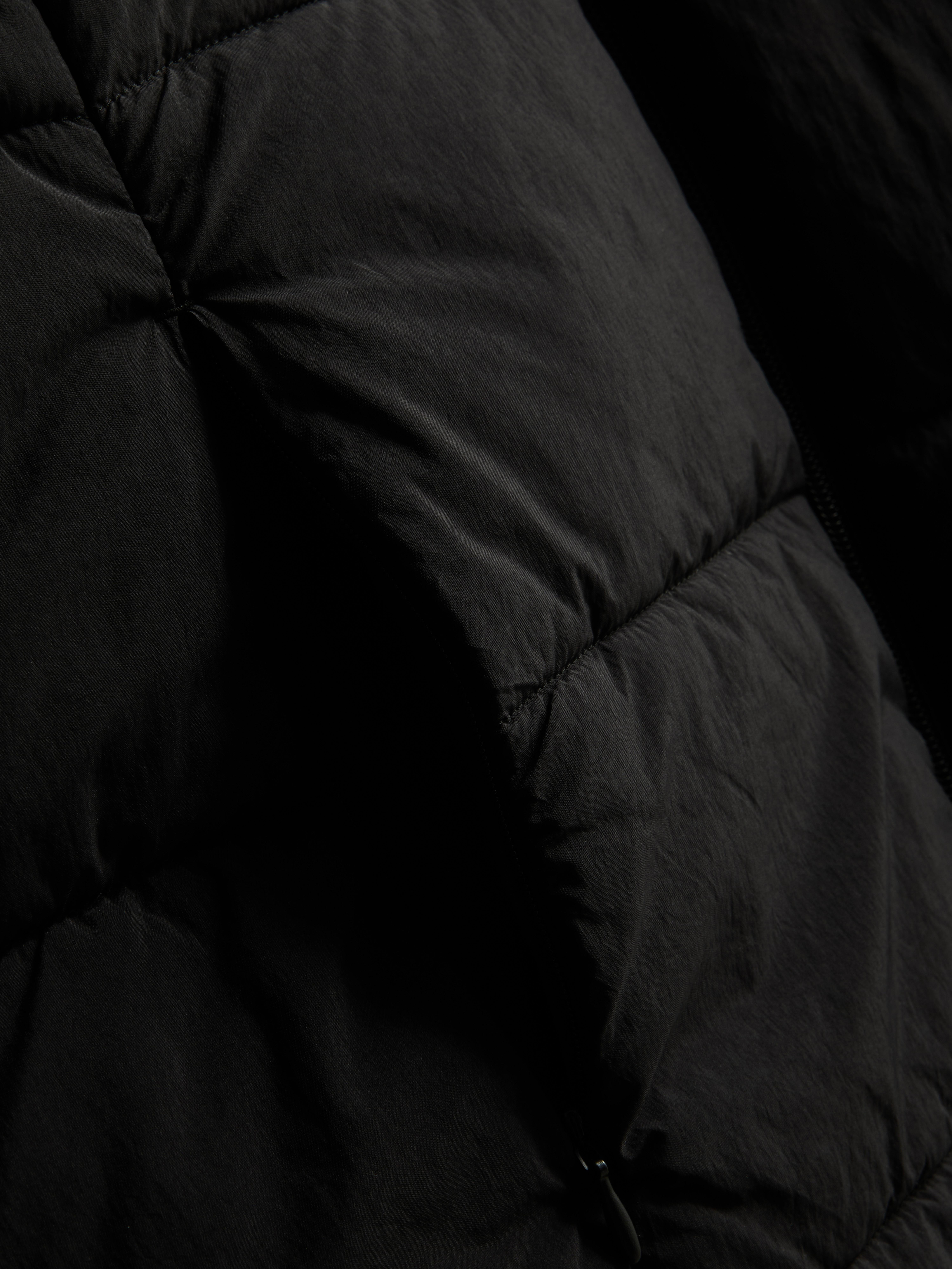 Longline Hooded Puffer Jacket