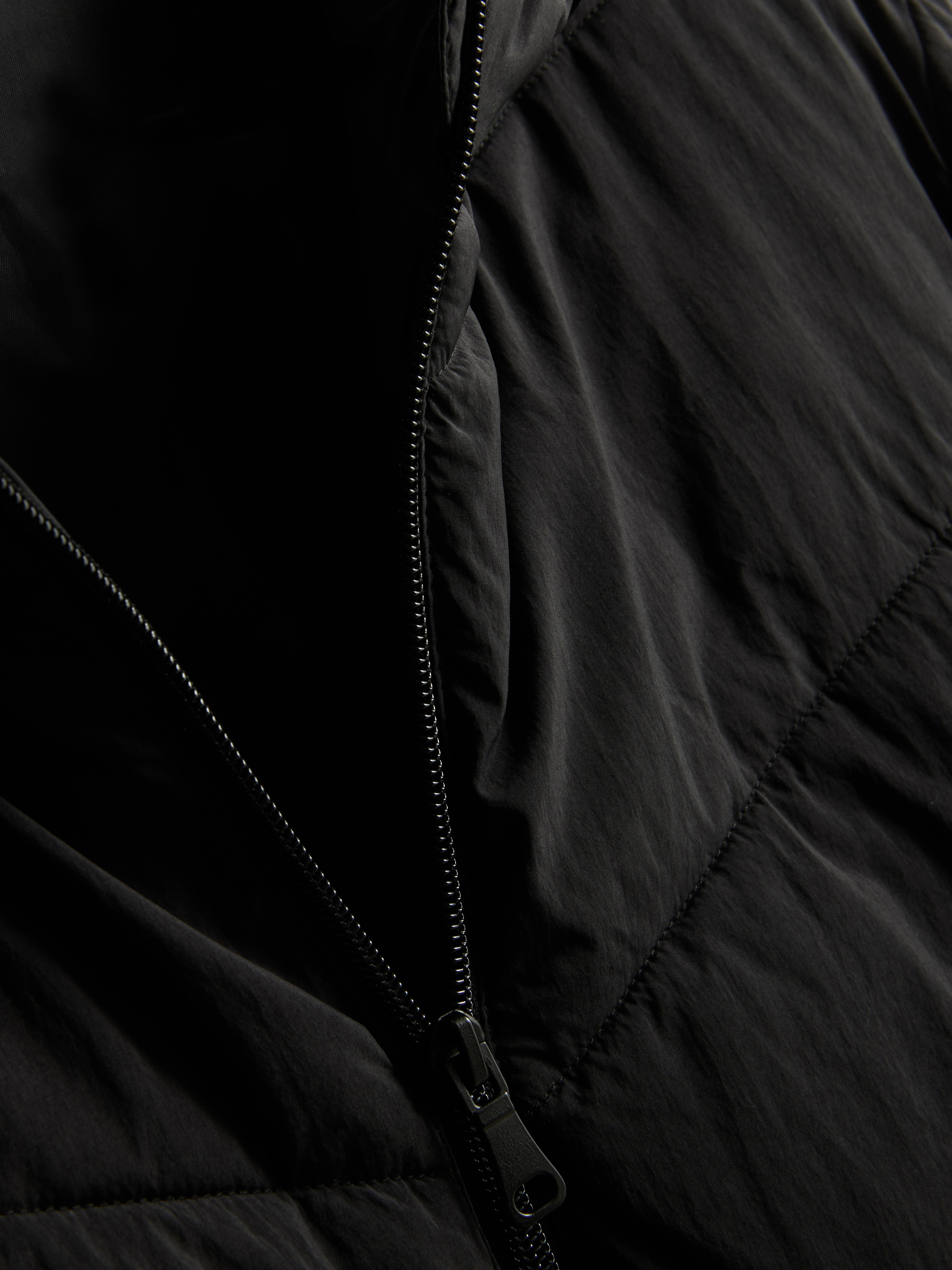 Longline Hooded Puffer Jacket
