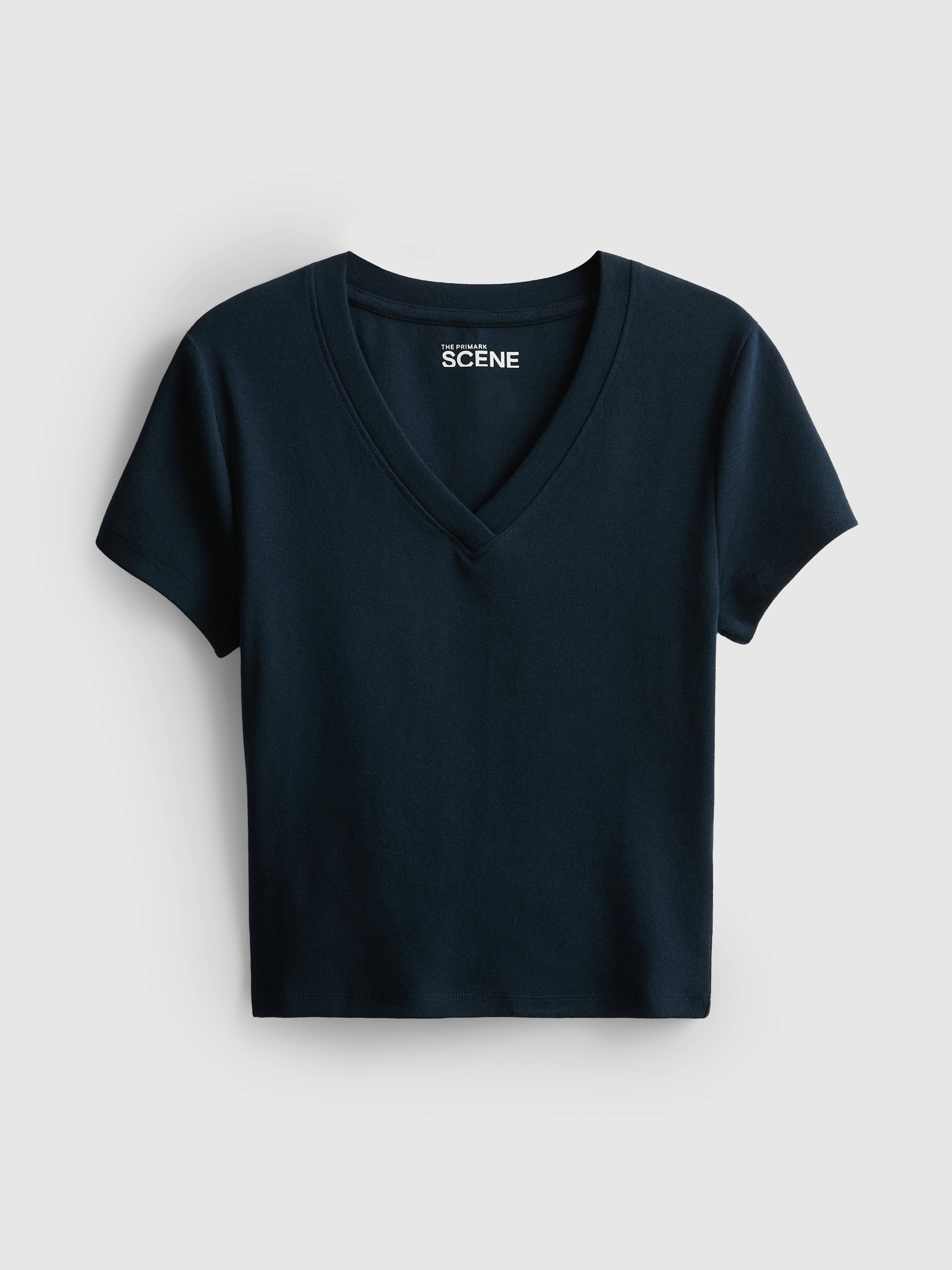 The Primark Scene | Cotton-Rich V-Neck Baby Tee