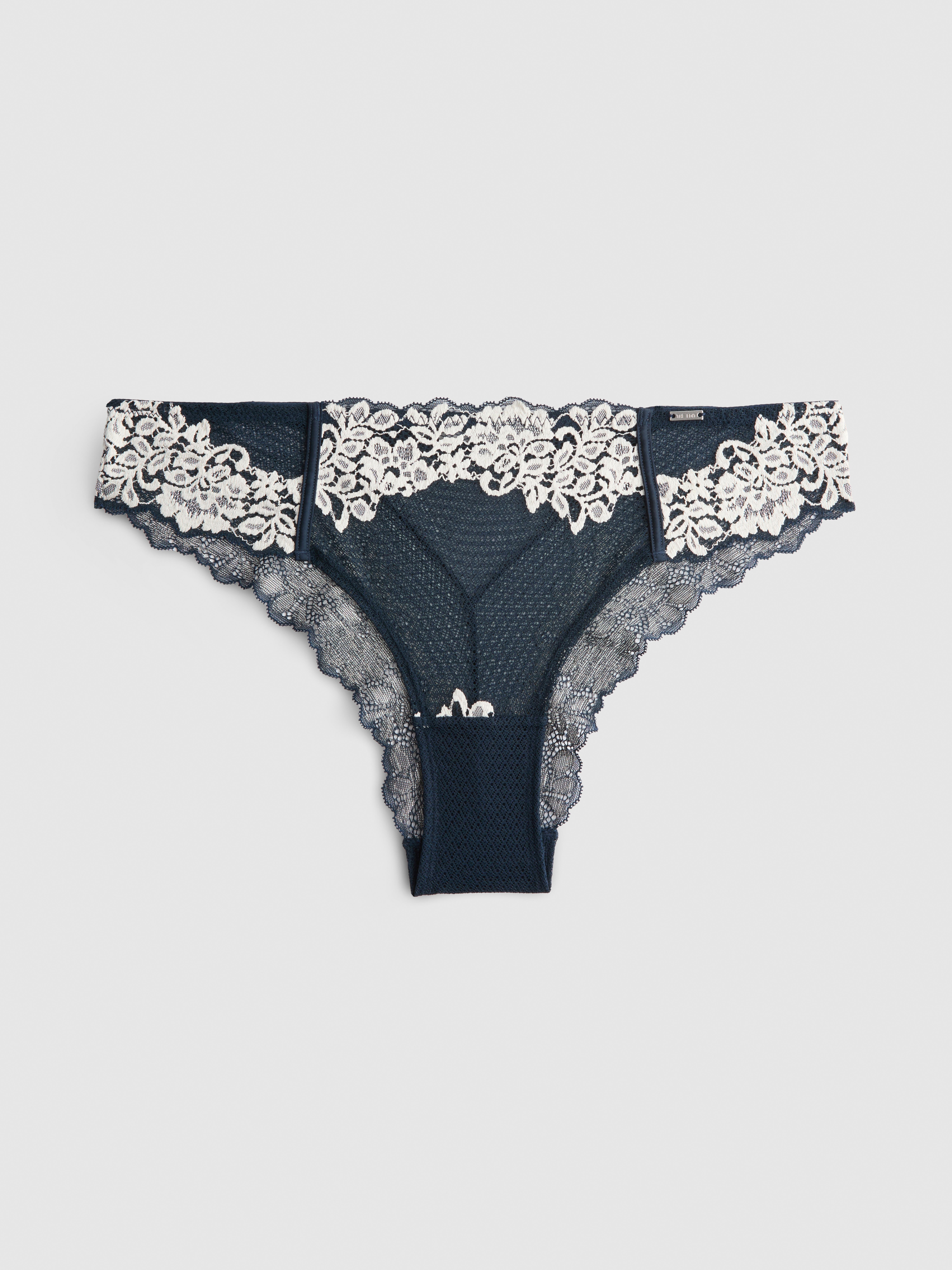 The Edit Floral Lace Hipster Briefs