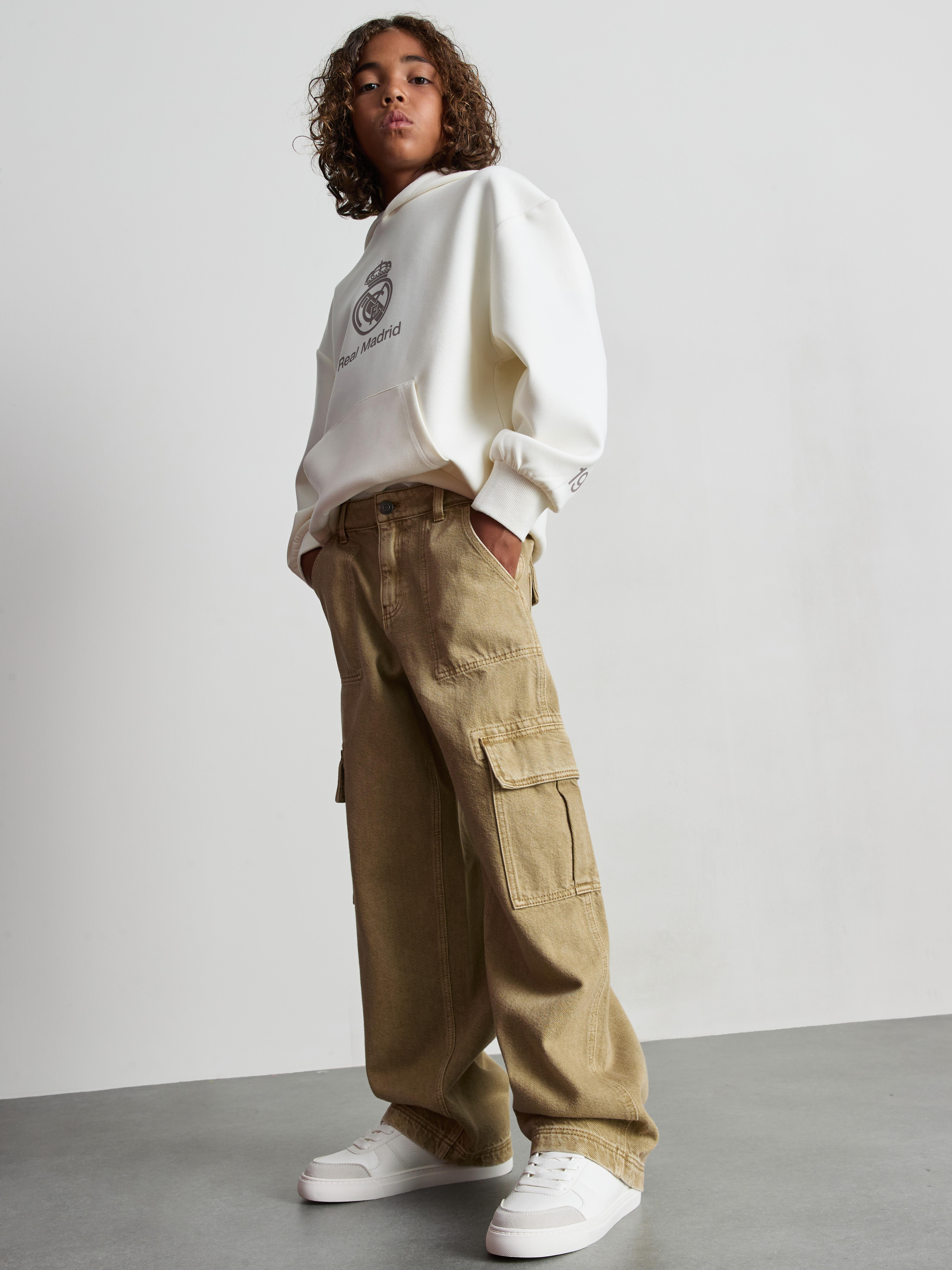 7-15yrs | Wide-Leg Cargo Pants