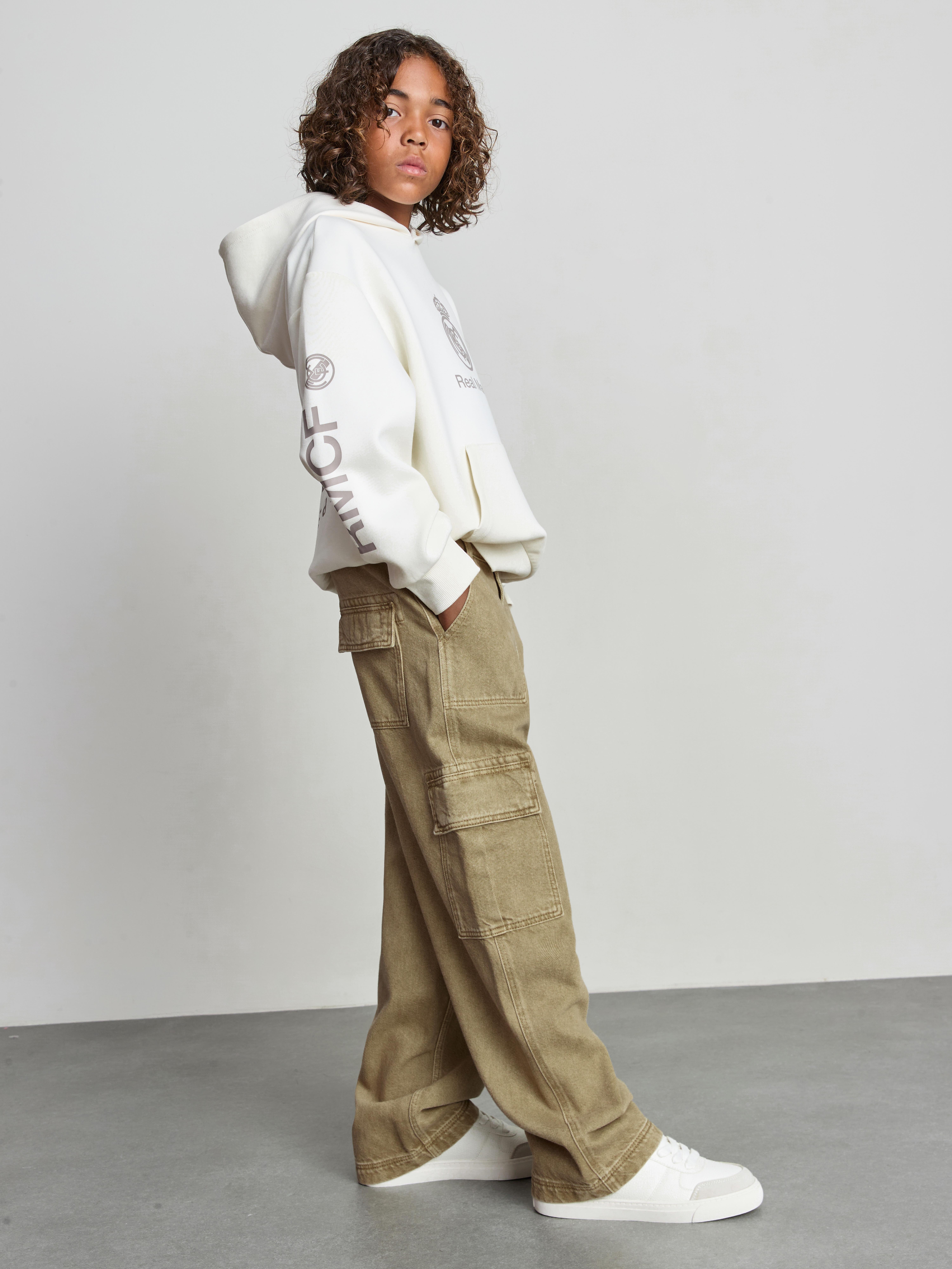 7-15yrs | Wide-Leg Cargo Pants