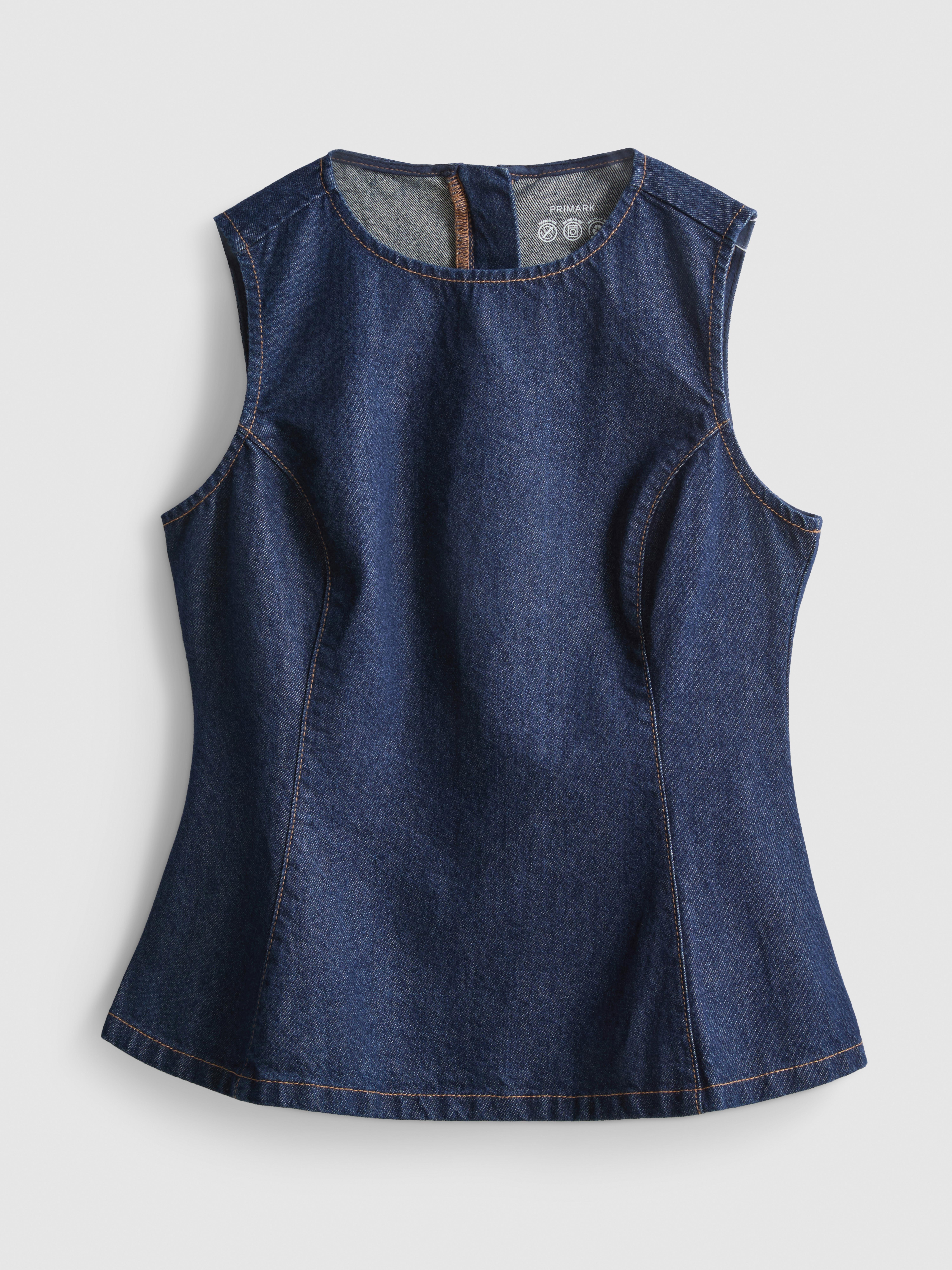 Paula Echevarría Peplum Hem Tank Top