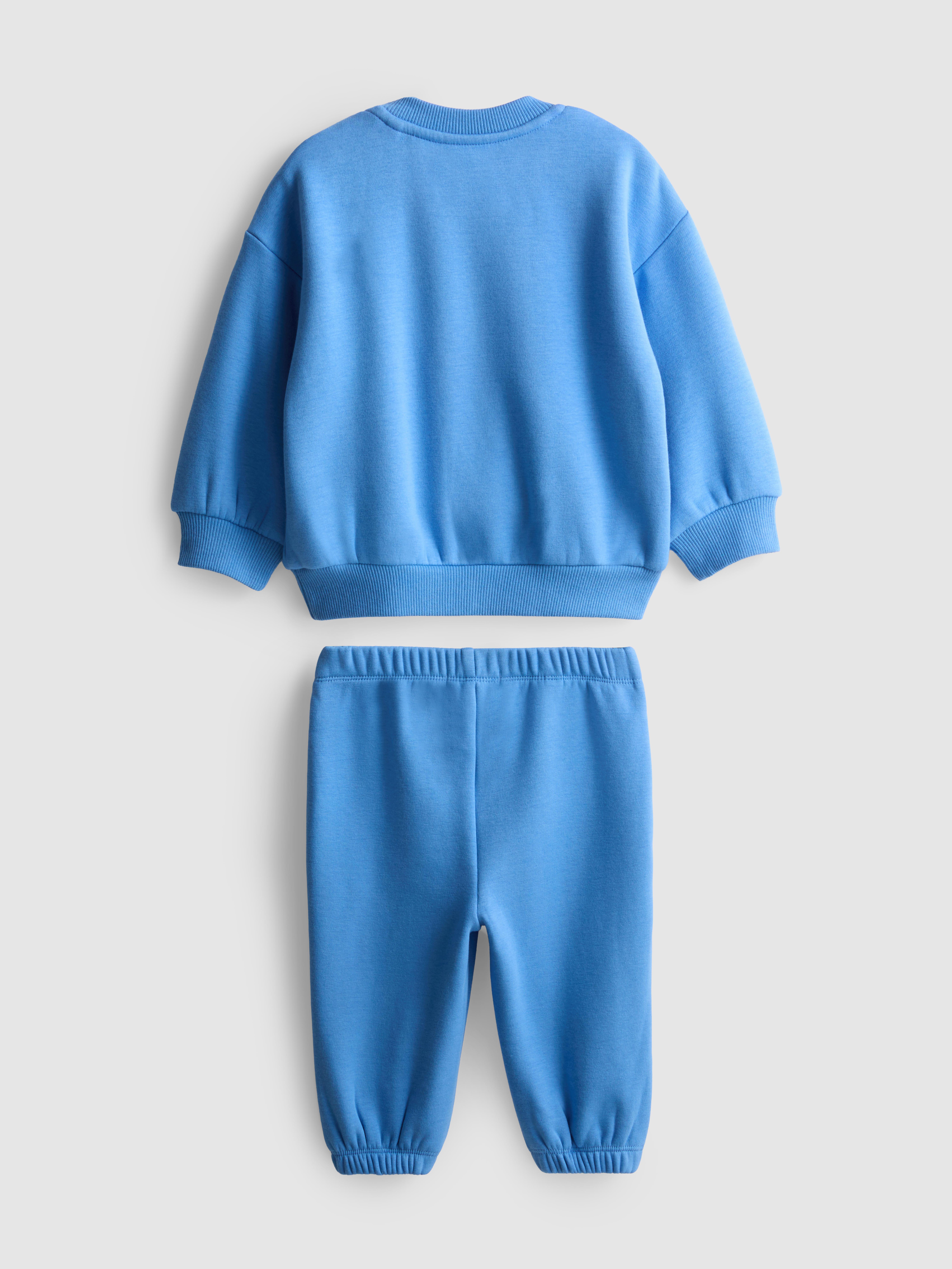 0–18 Monate | Sweatshirt und Jogginghose mit Bündchen für Neugeborene