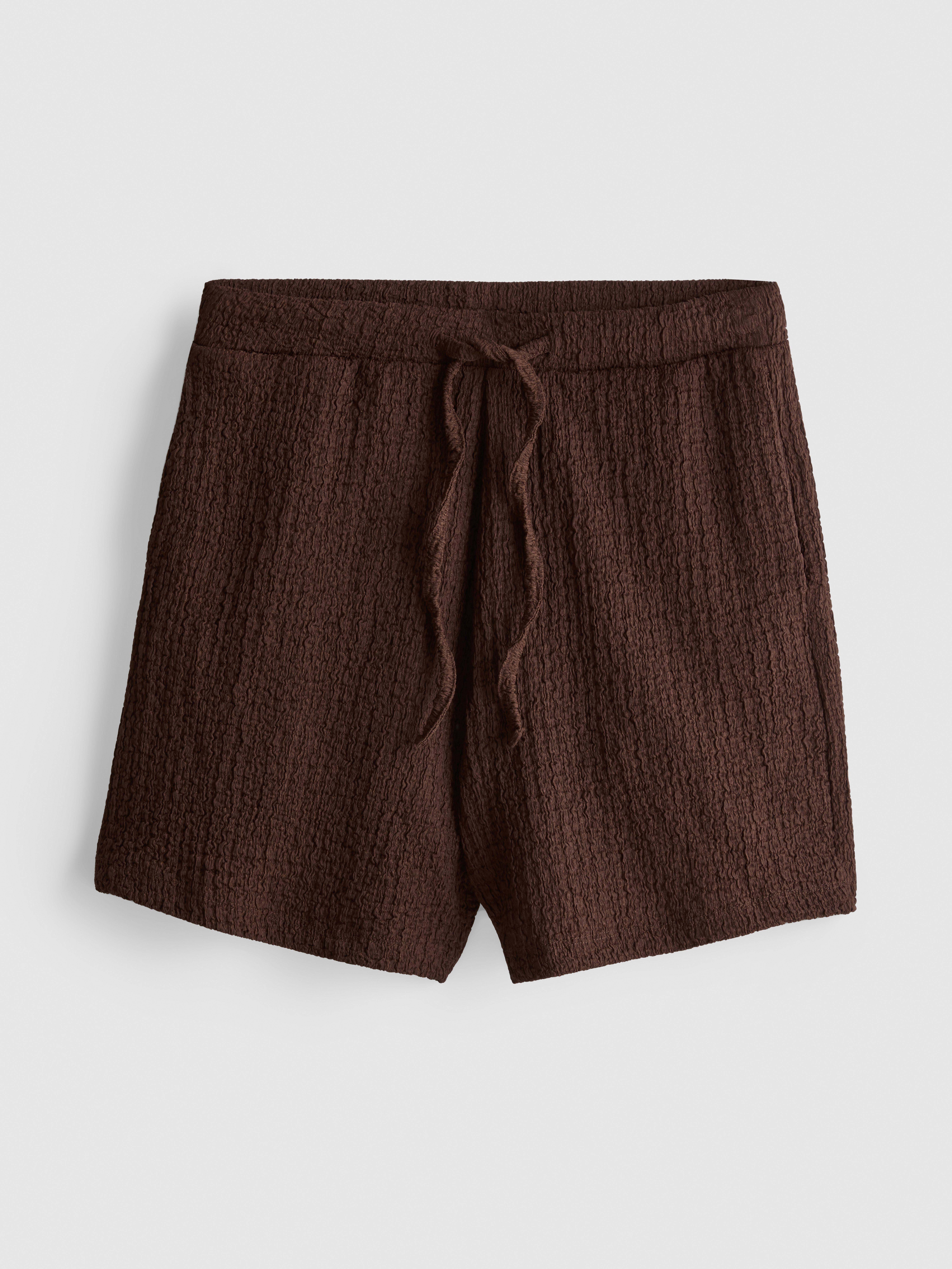 Lässige strukturierte Shorts