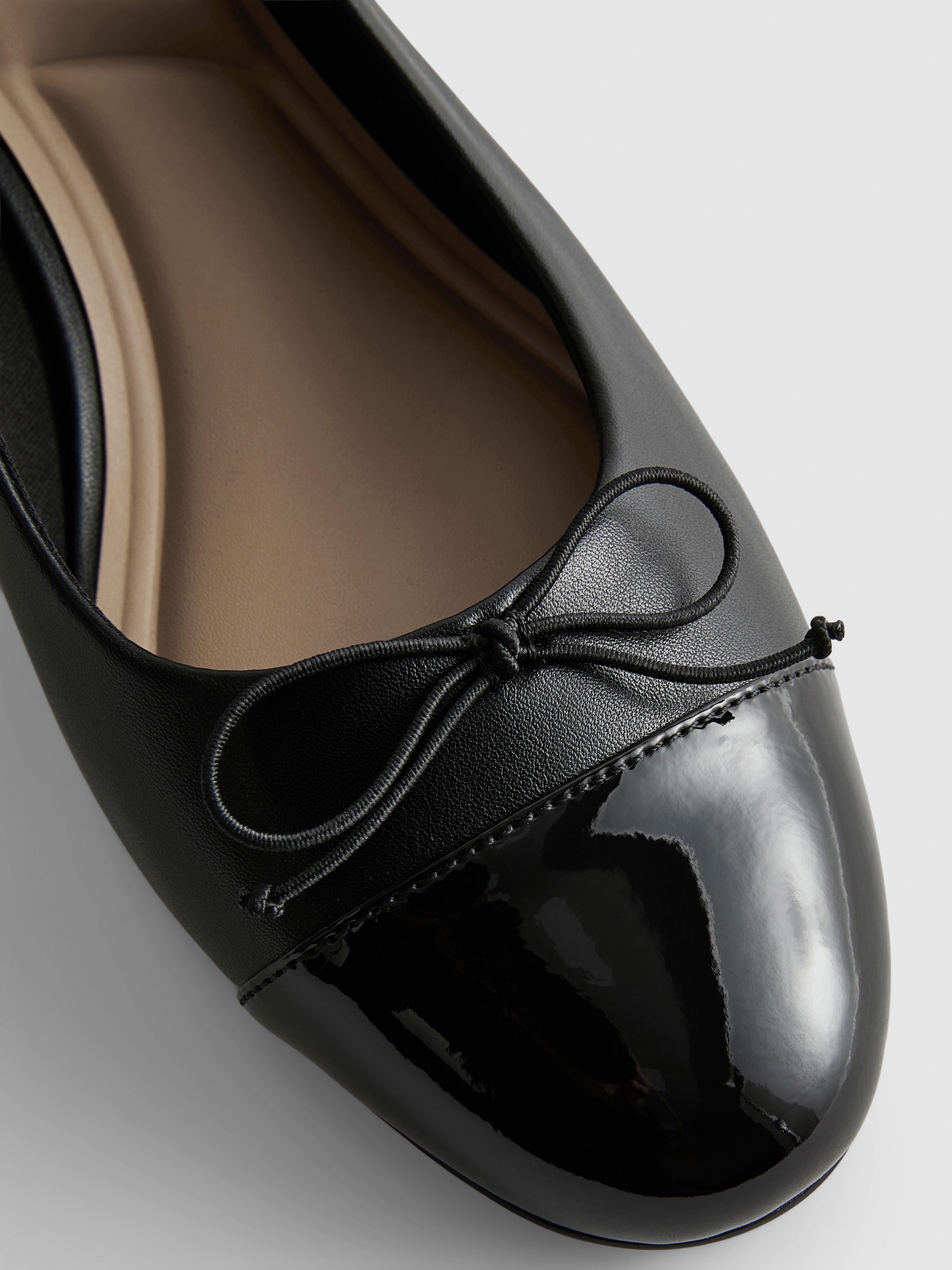 Toecap Slingback Block Heels