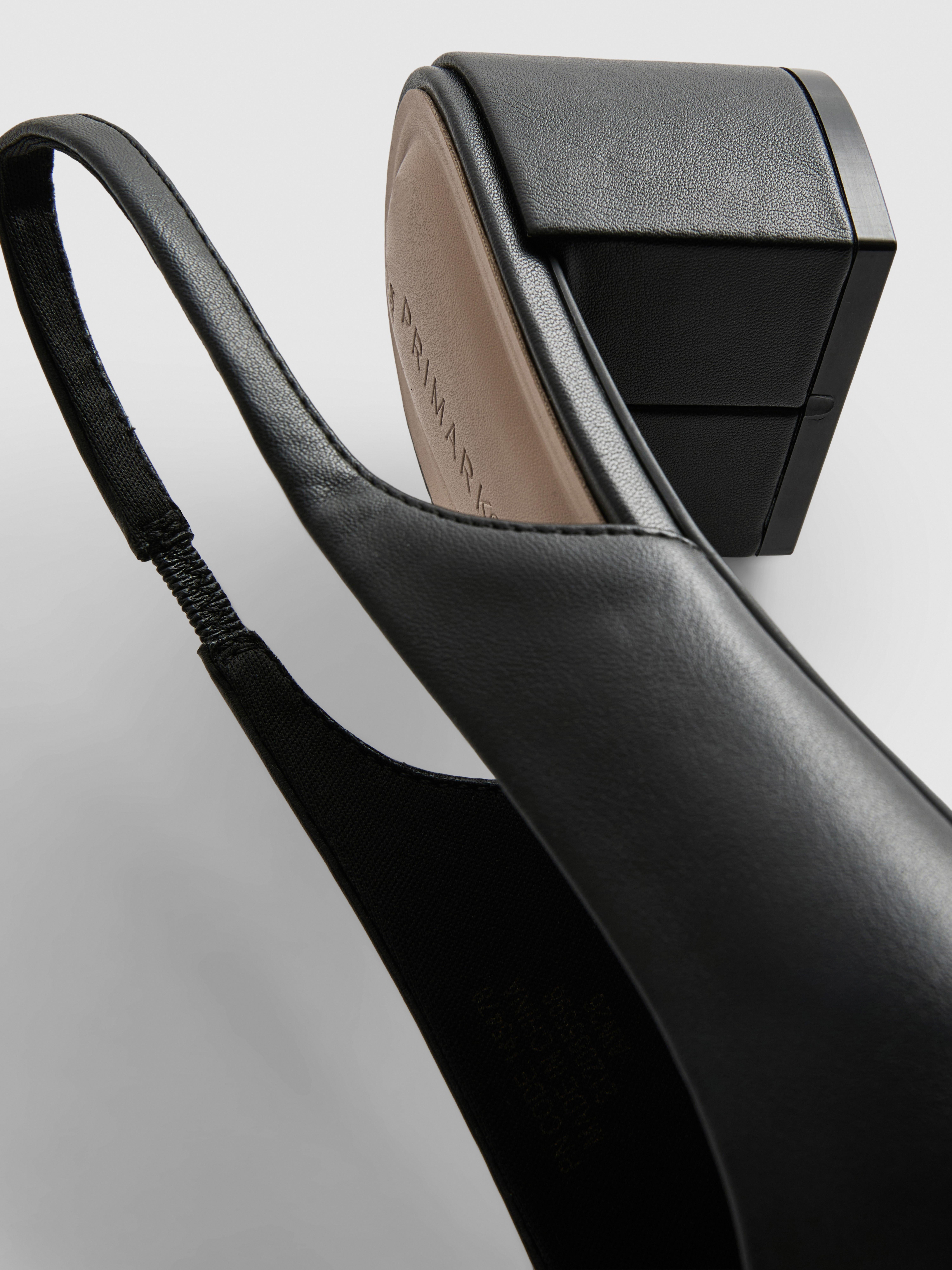 Toecap Slingback Block Heels