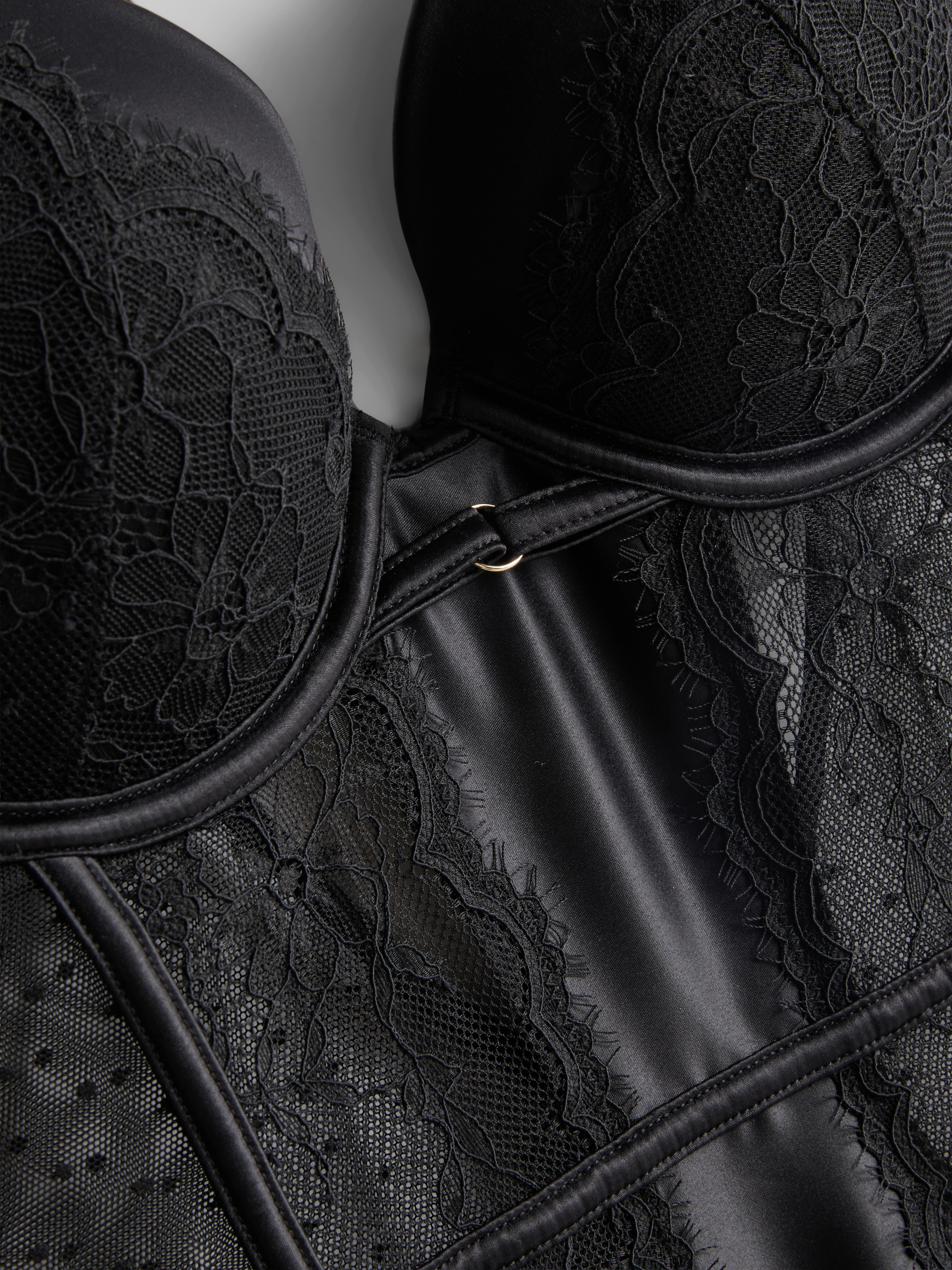 Lace Push Up Lingerie Bodysuit