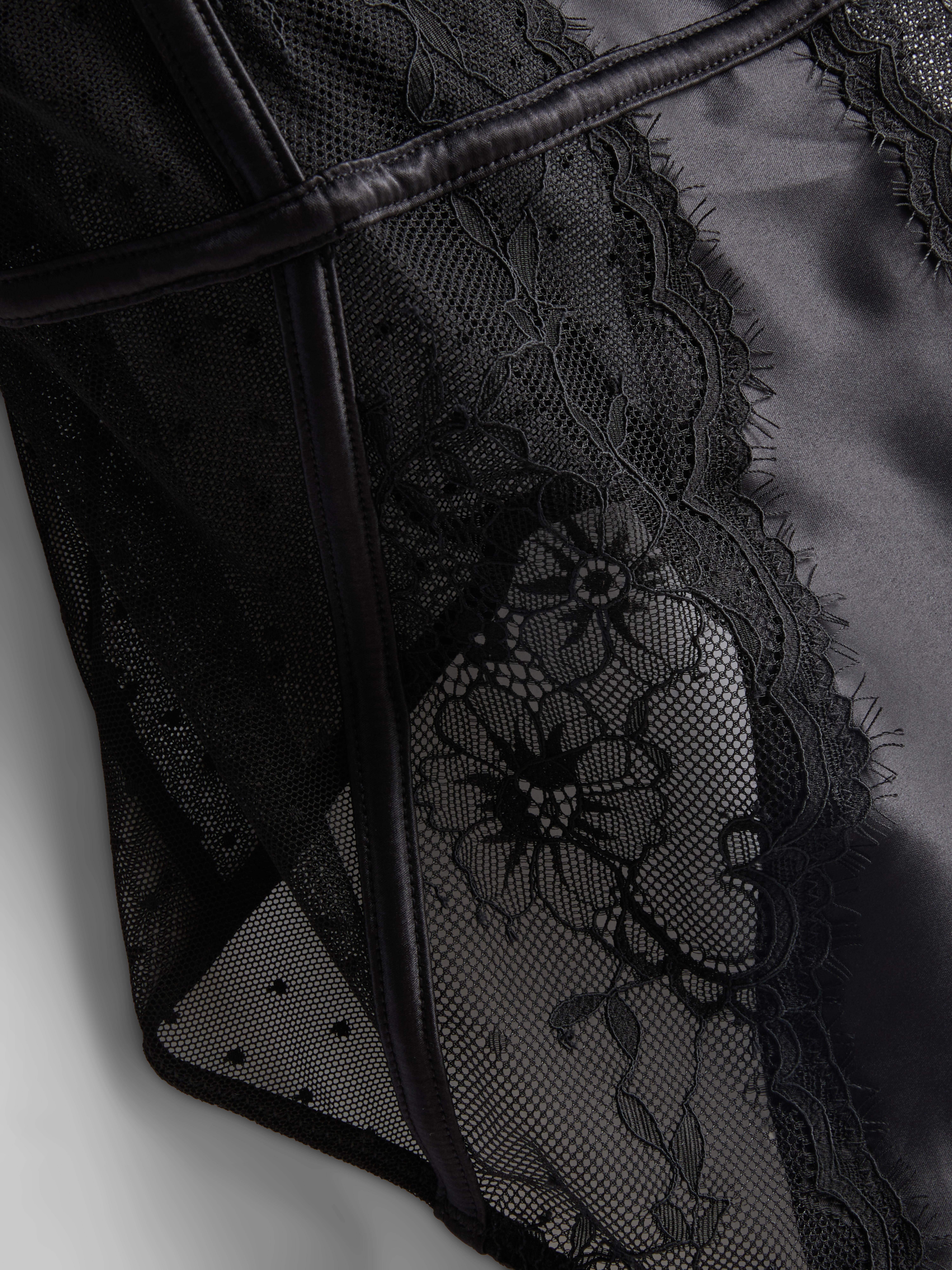 Lace Push Up Lingerie Bodysuit