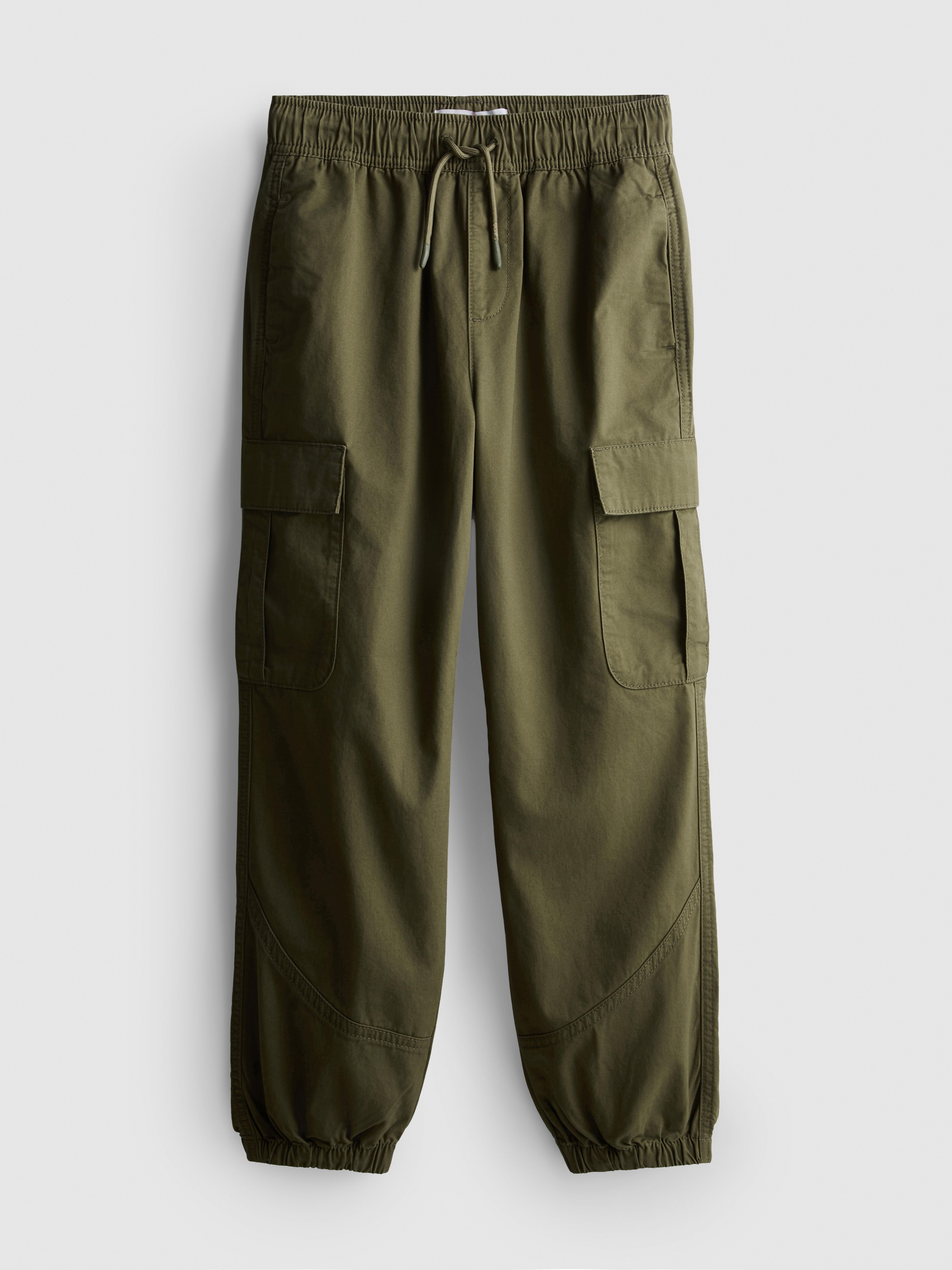 7-15yrs | Pure Cotton Cuffed Cargo Pants