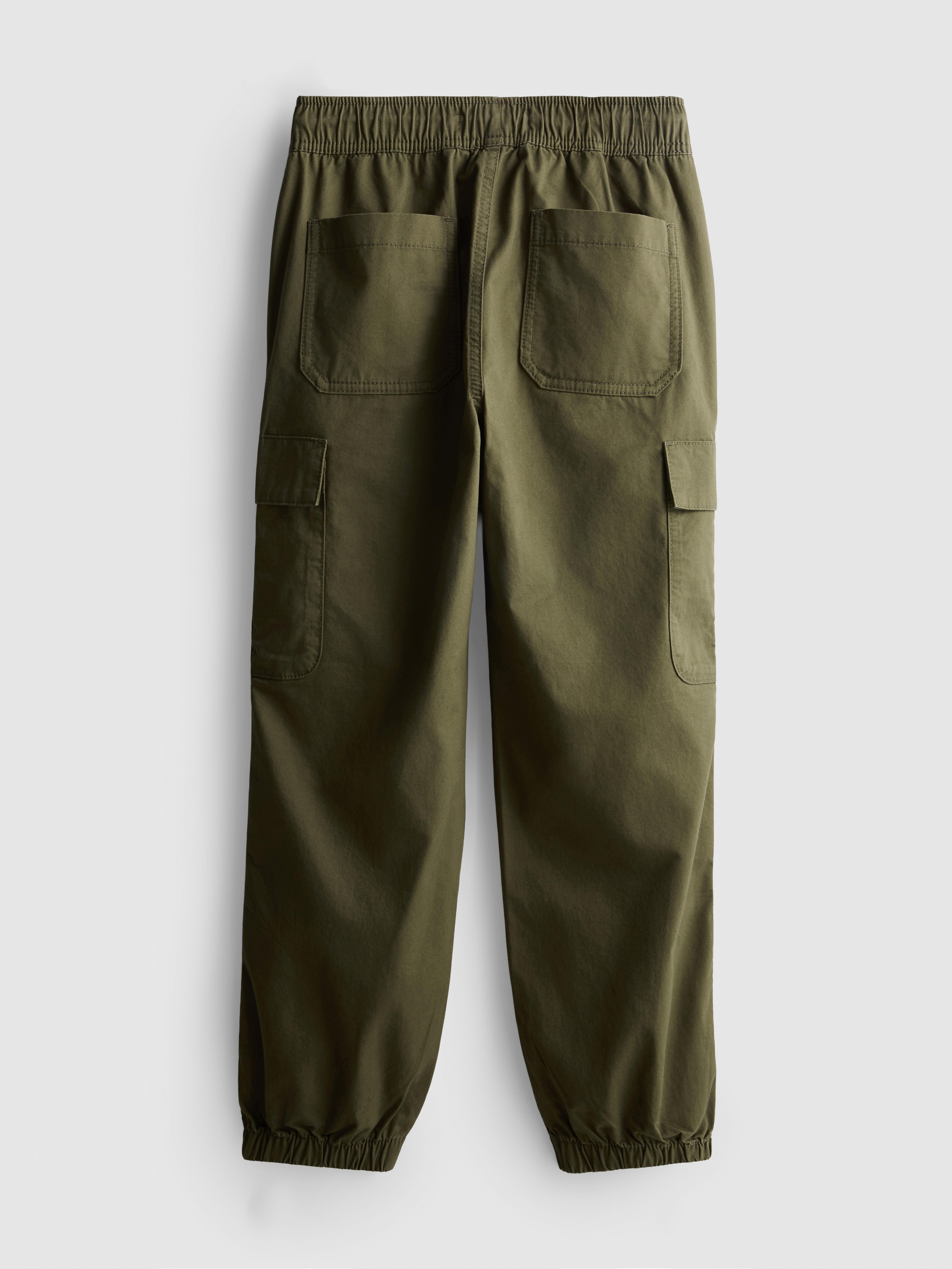 7-15yrs | Pure Cotton Cuffed Cargo Pants