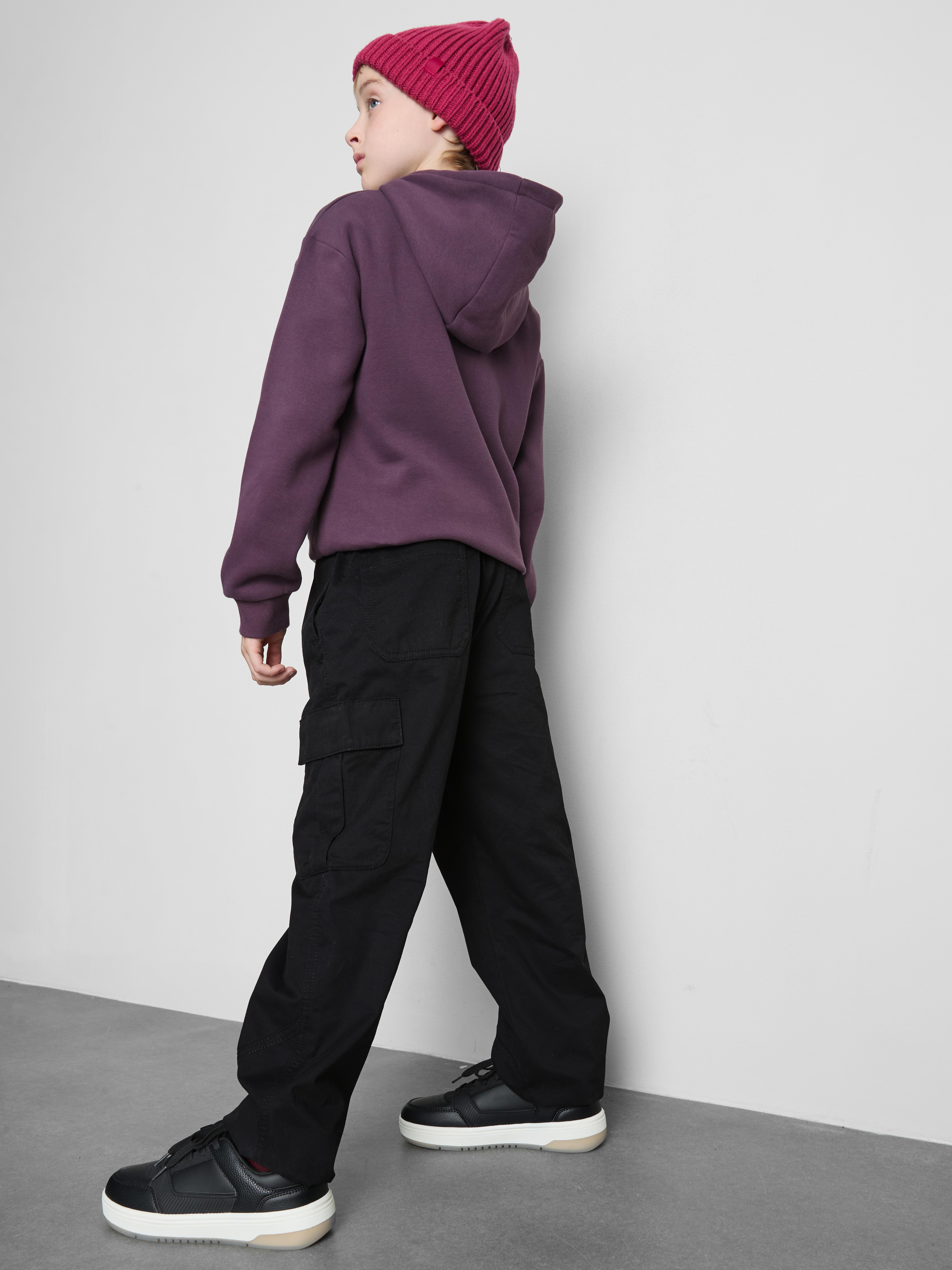7-15yrs | Pure Cotton Cuffed Cargo Pants