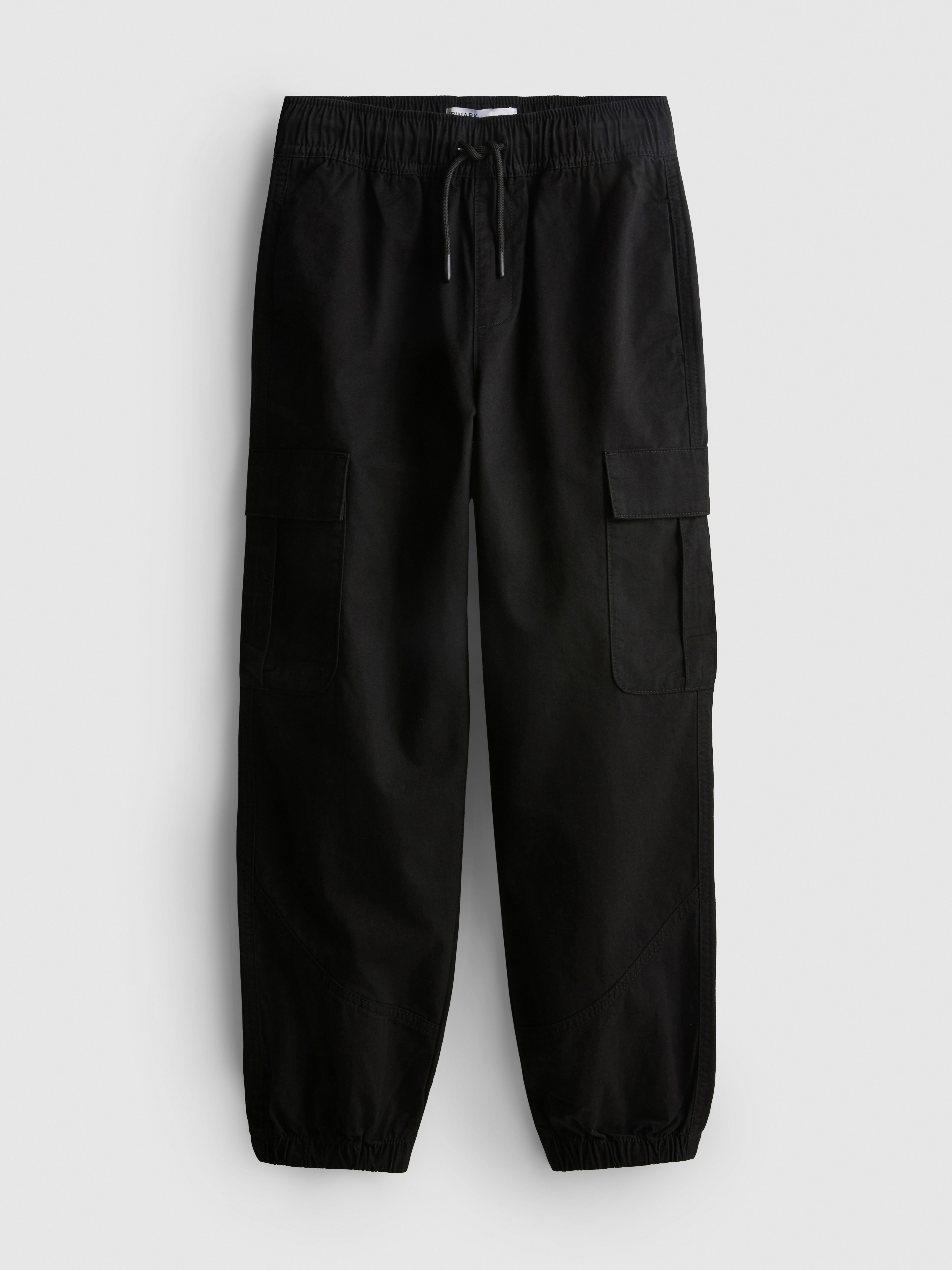 7-15yrs | Pure Cotton Cuffed Cargo Pants