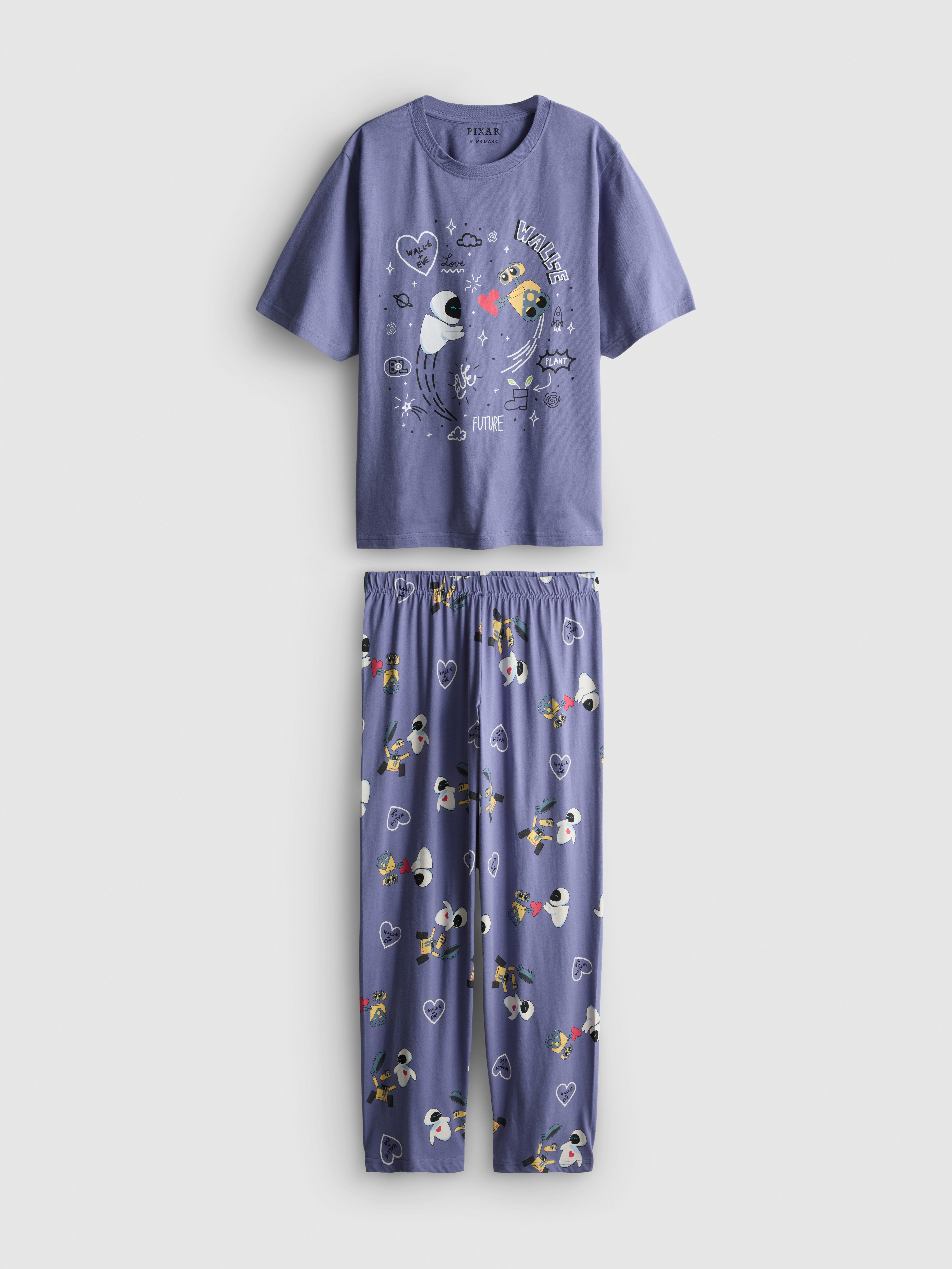 Disney Pixar Wall-E Graphic Cotton Pajamas