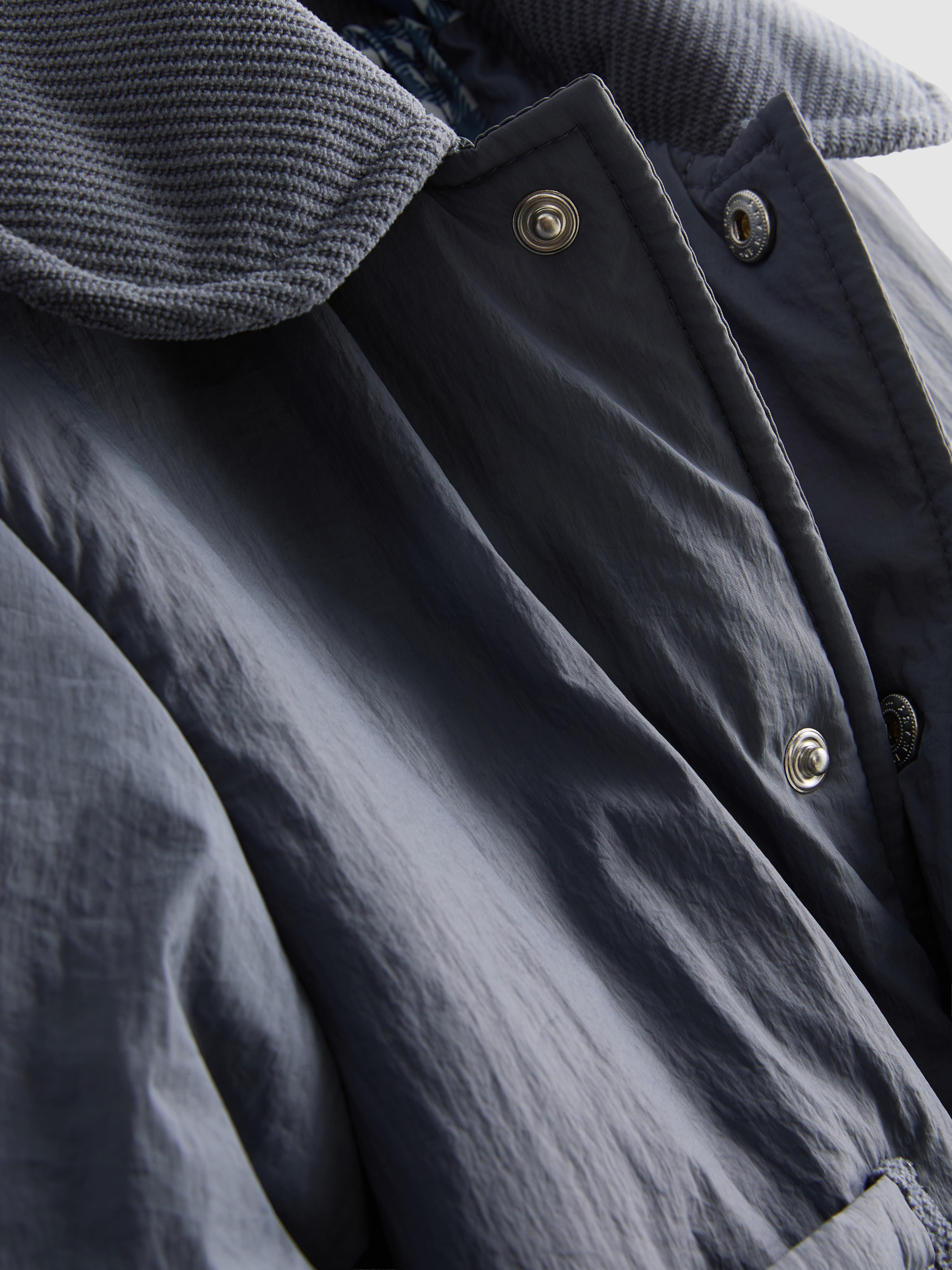 0-18mths | Corduroy Collared Newborn Puffer Jacket