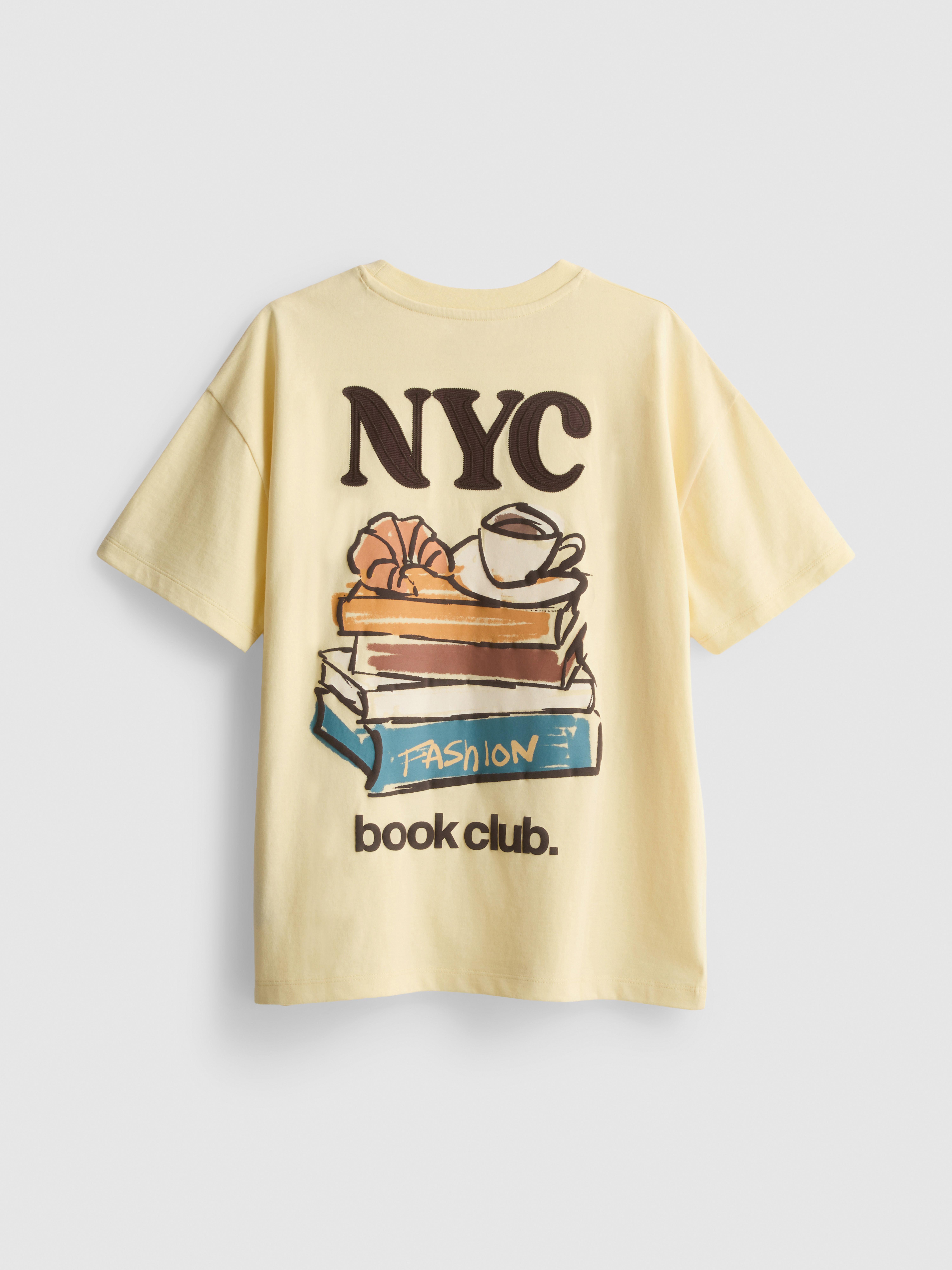 7–15 Jahre | Oversized-T-Shirt mit „New York City“ Grafik