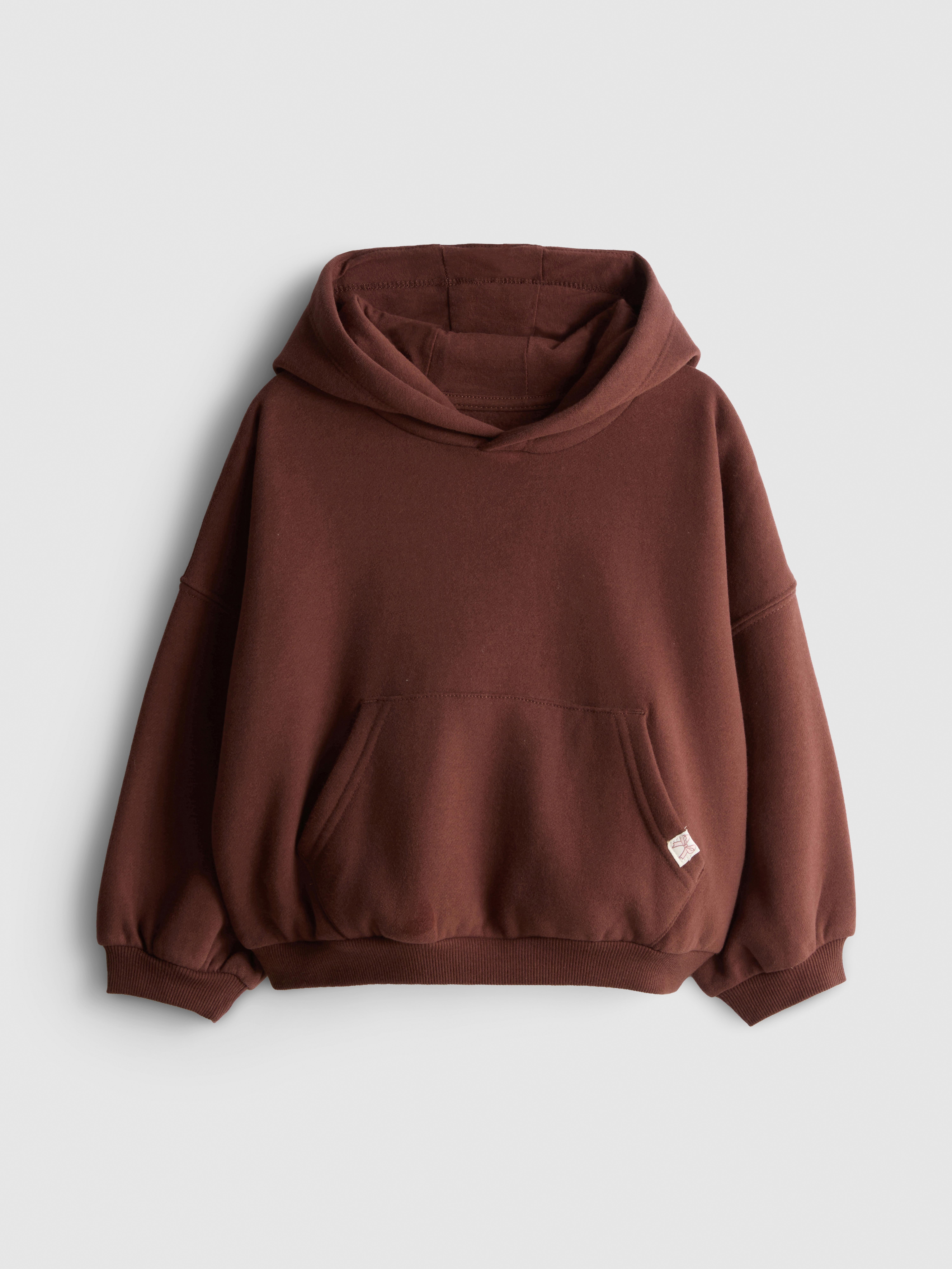 1-9yrs | Cotton Rich Hoodie Brown