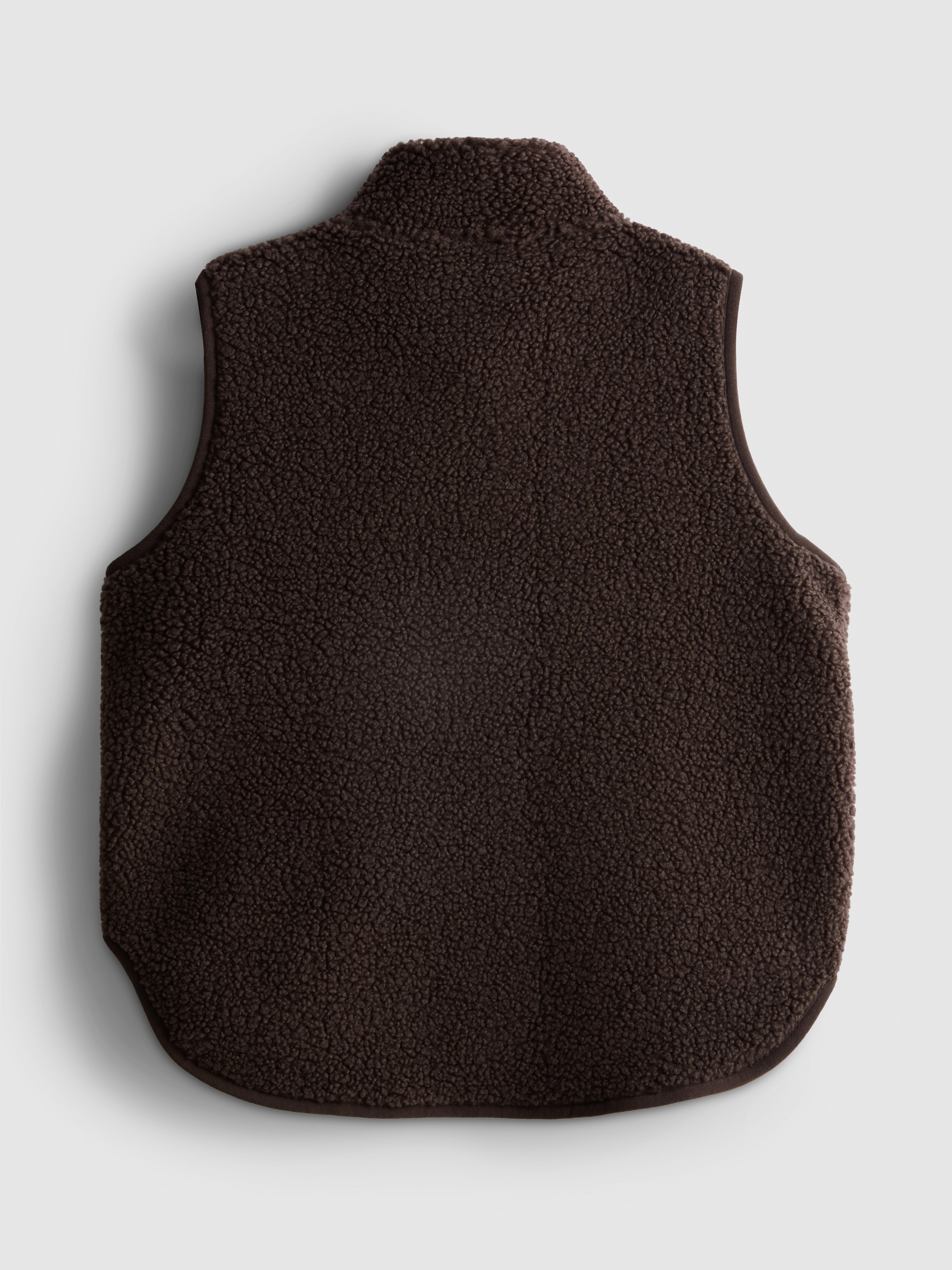 7-15yrs | Active Zip-Up Fleece Trim Vest