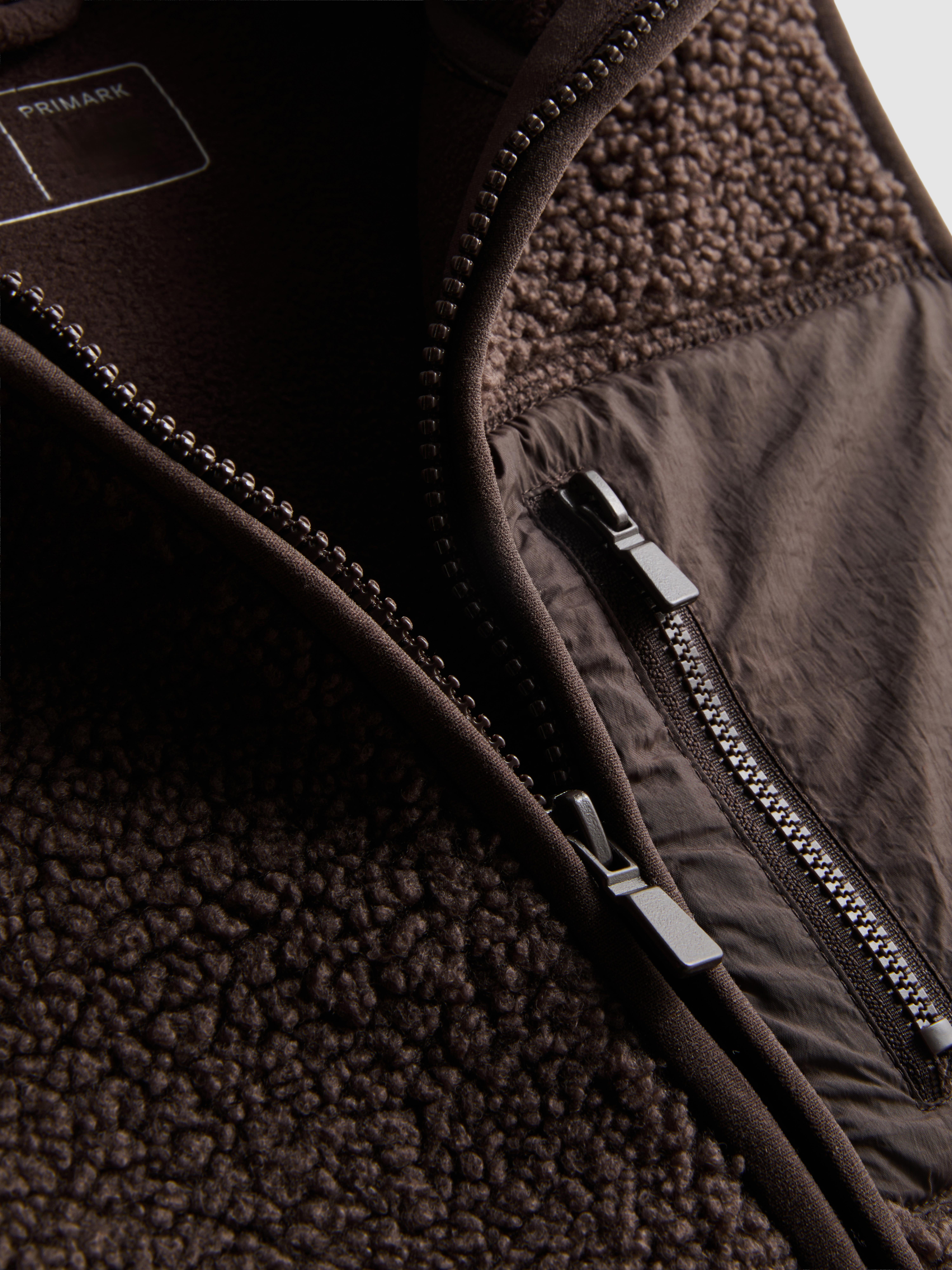 7-15yrs | Active Zip-Up Fleece Trim Vest
