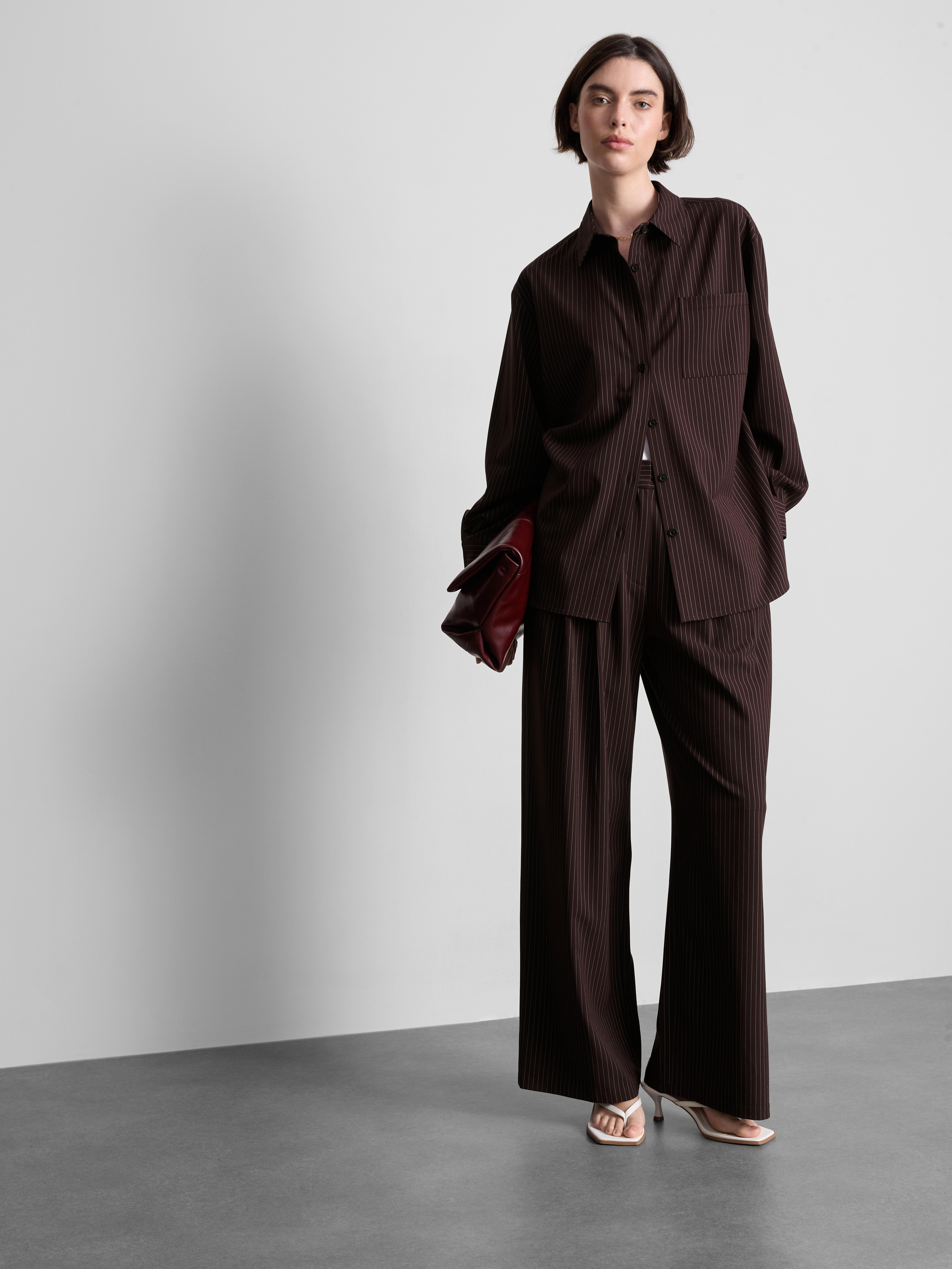 Oversized Pinstripe Shirt