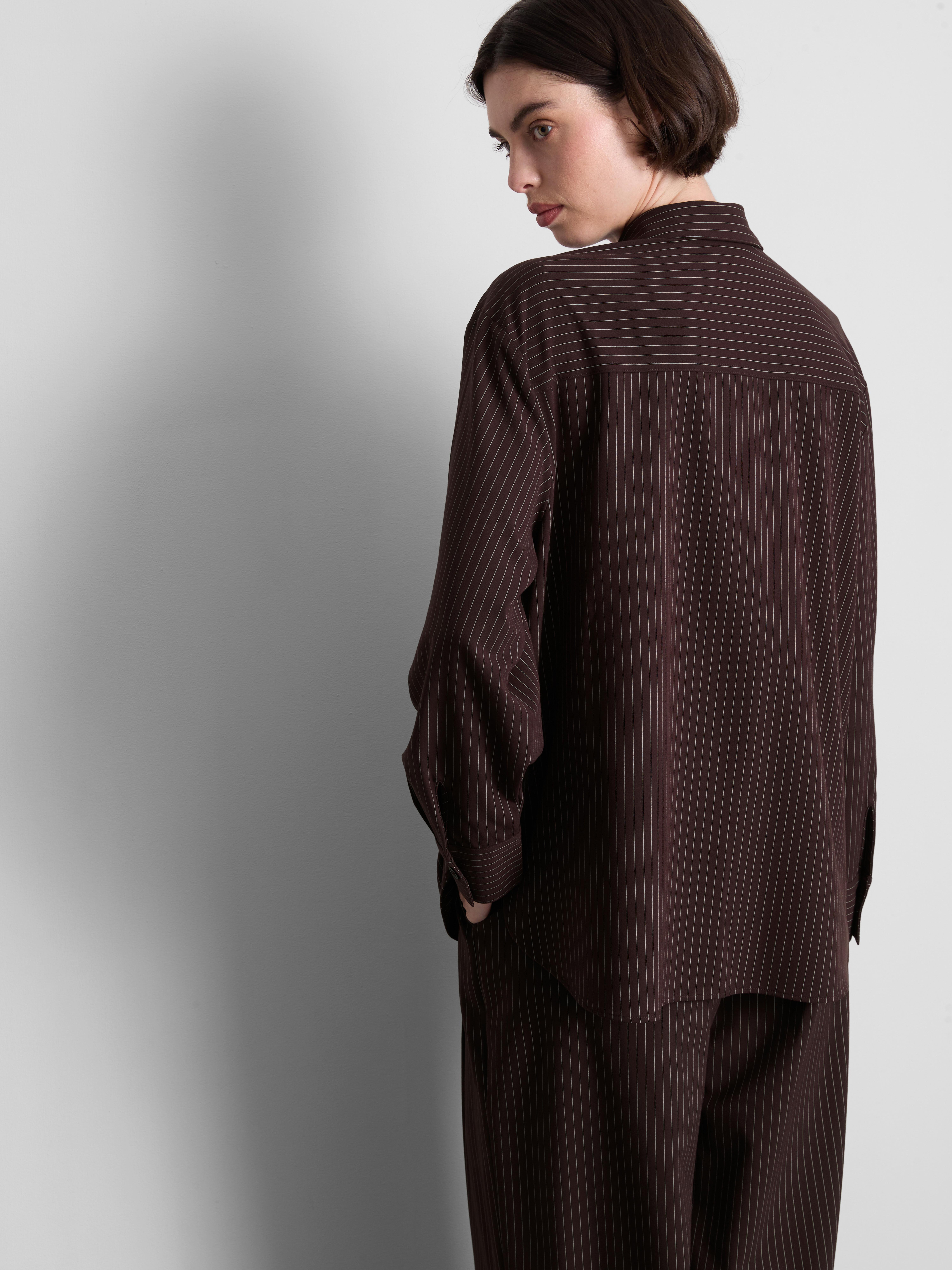 Oversized Pinstripe Shirt