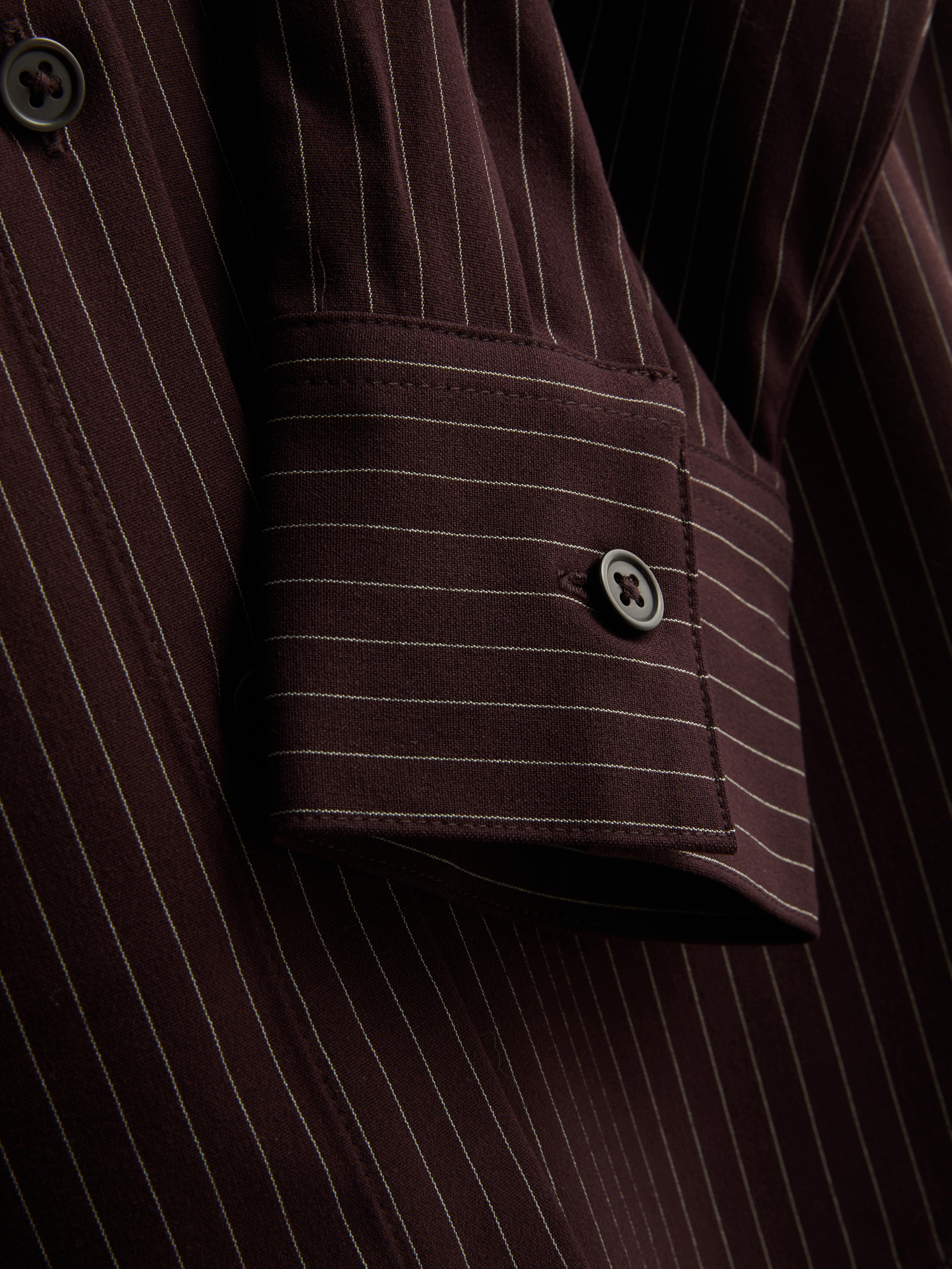 Oversized Pinstripe Shirt