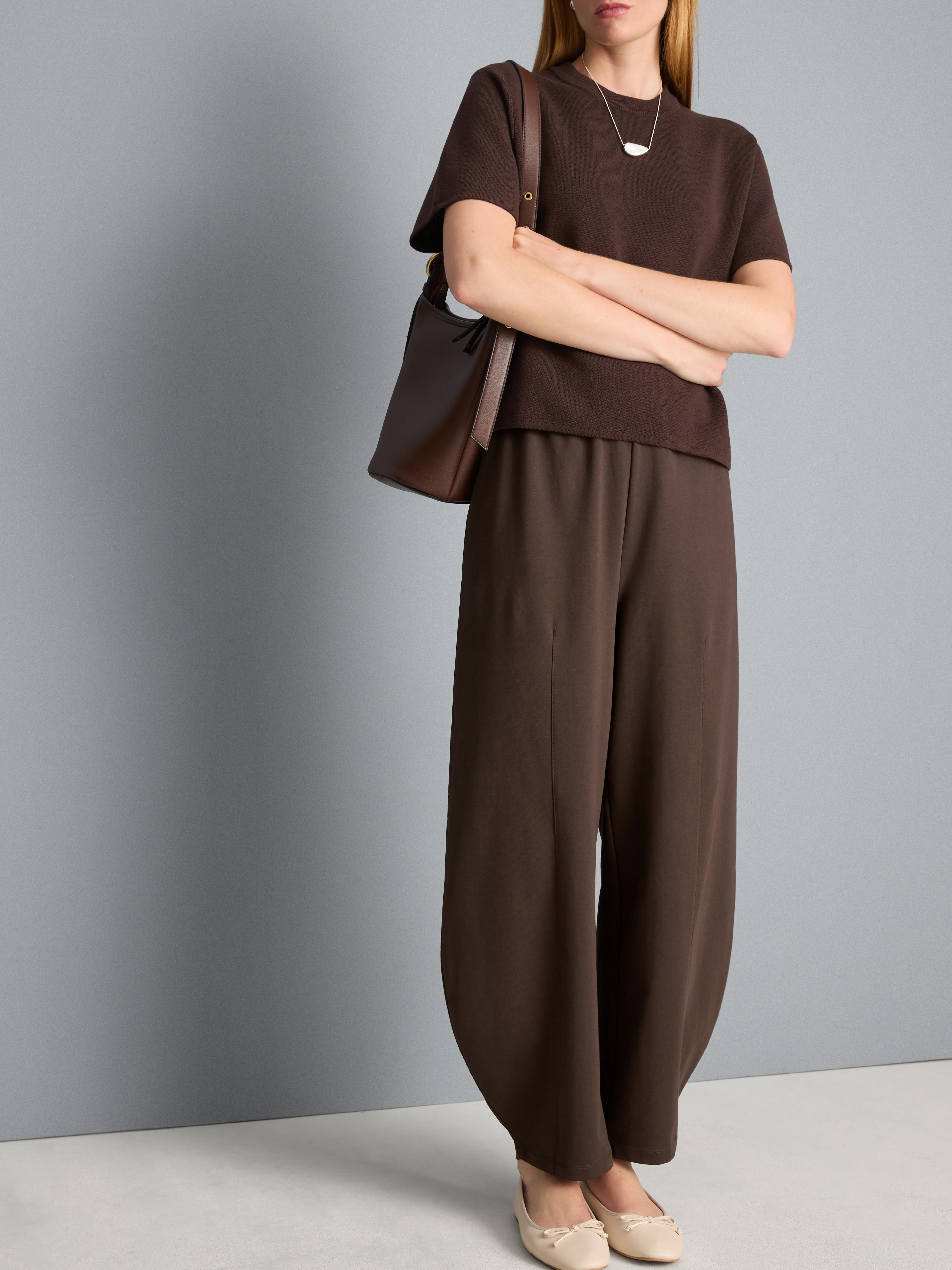 Cotton Rich Barrel Leg Joggers