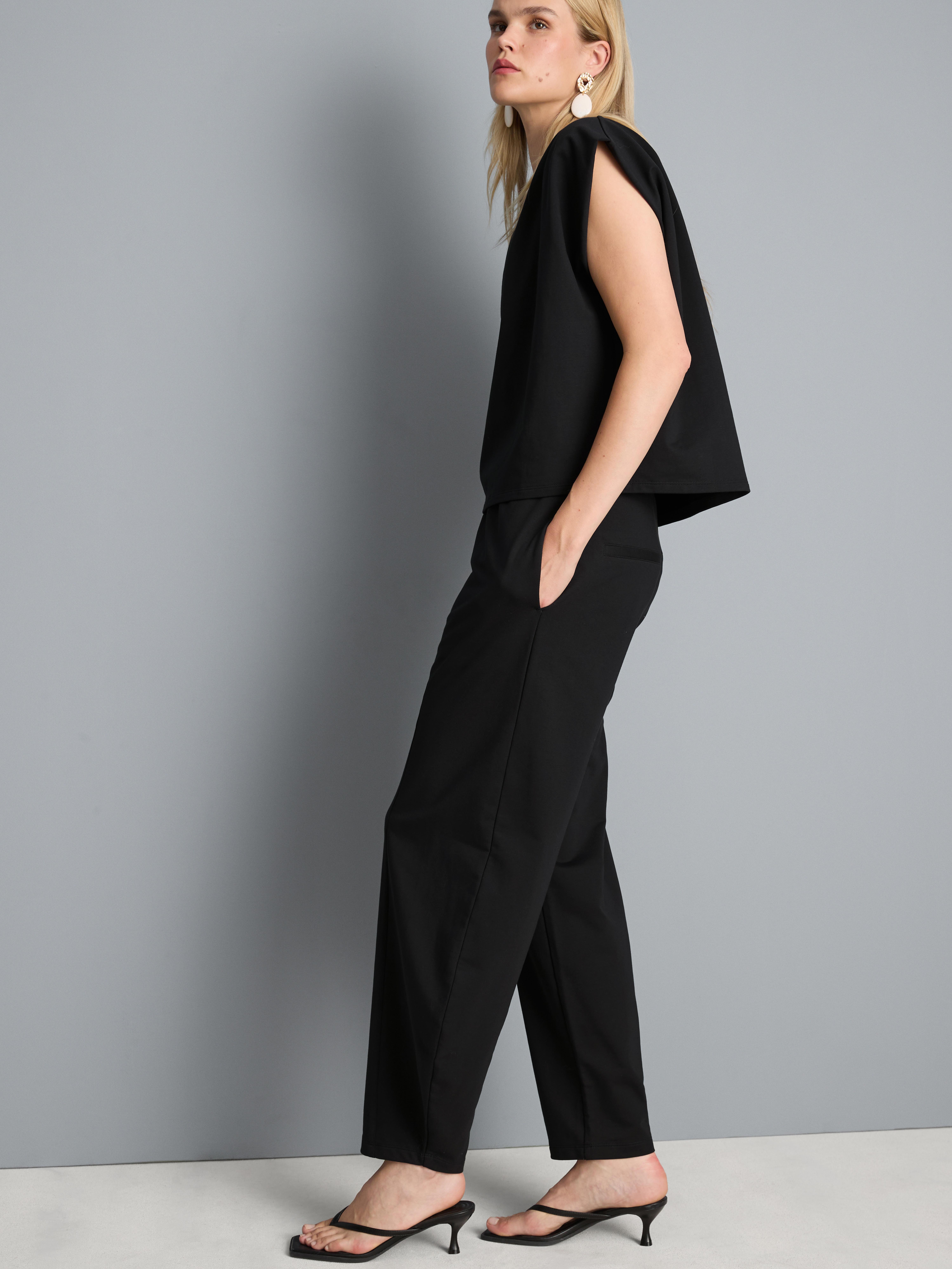 Cotton Rich Barrel Leg Joggers
