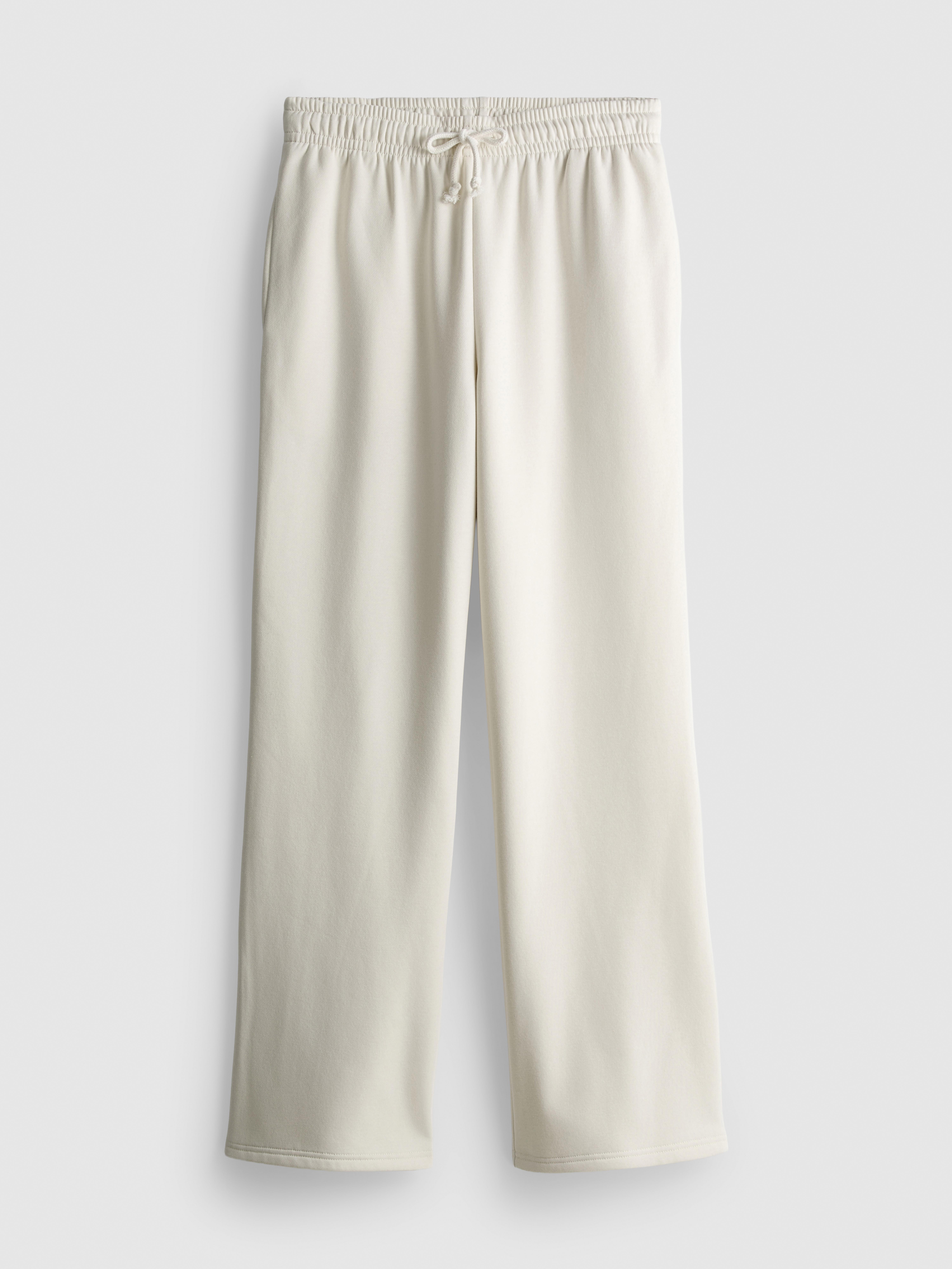 Pantaloni da tuta a gamba dritta in misto cotone
