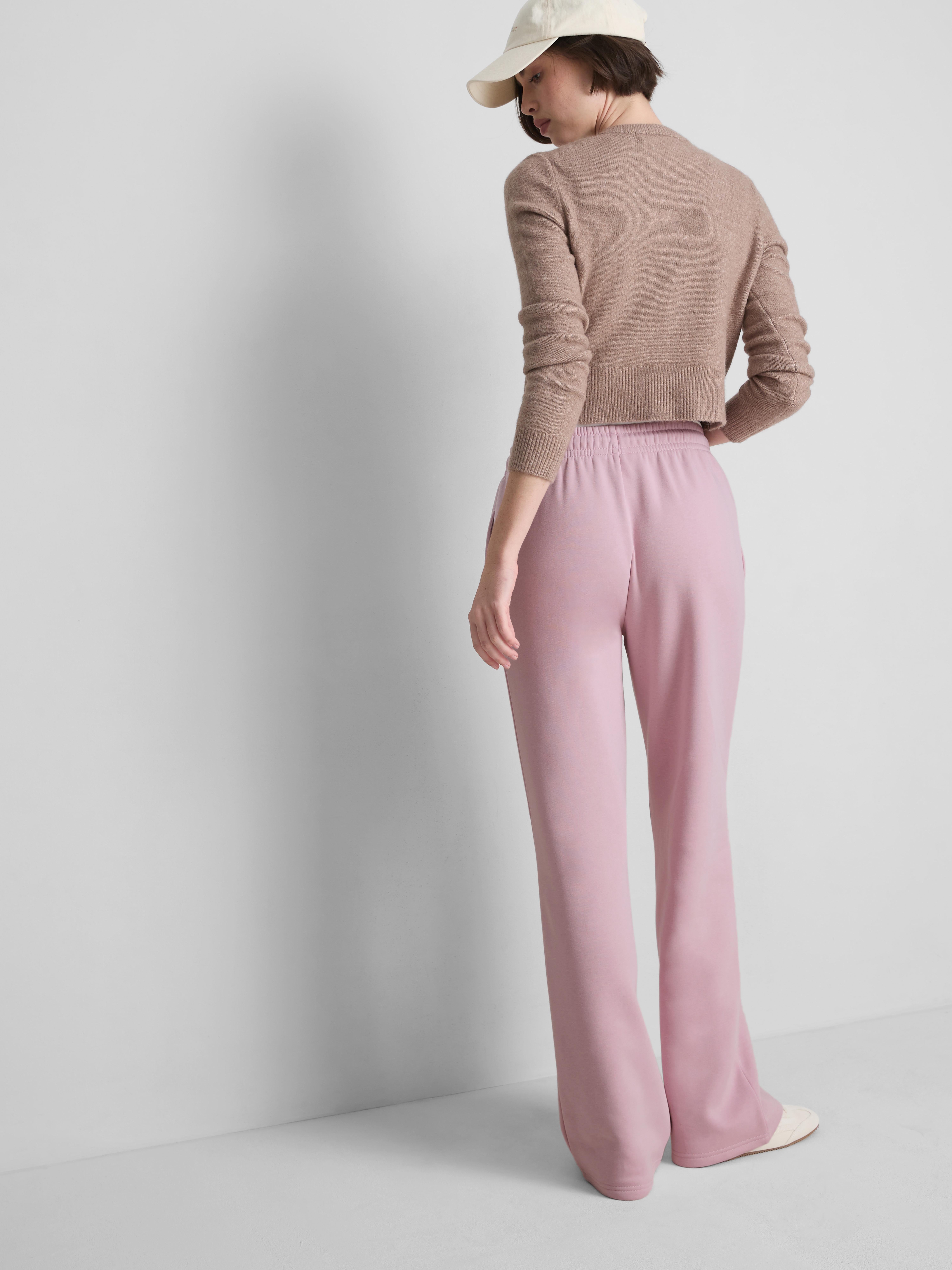 Cotton Blend Straight Leg Joggers