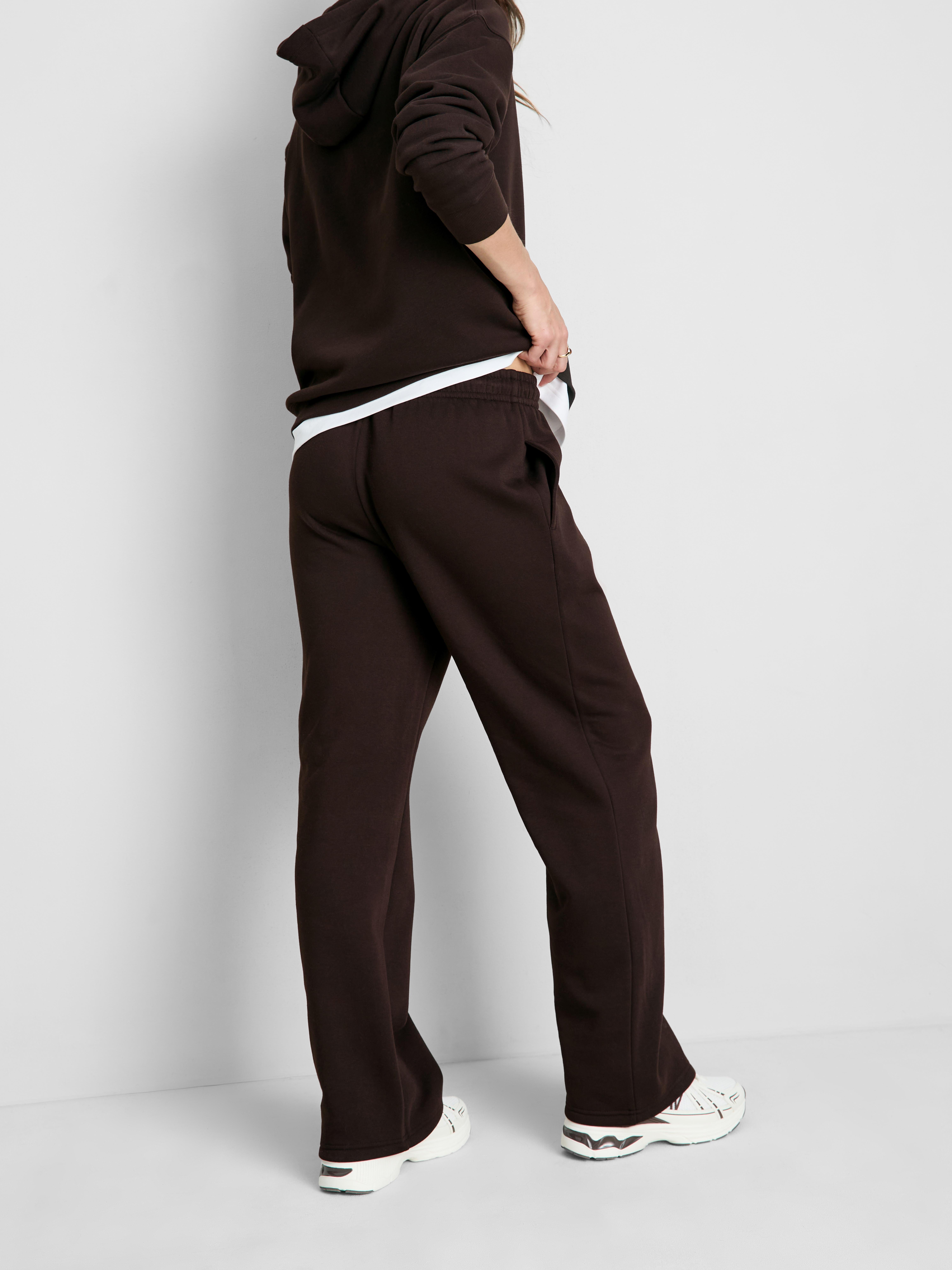 Cotton Blend Straight Leg Joggers