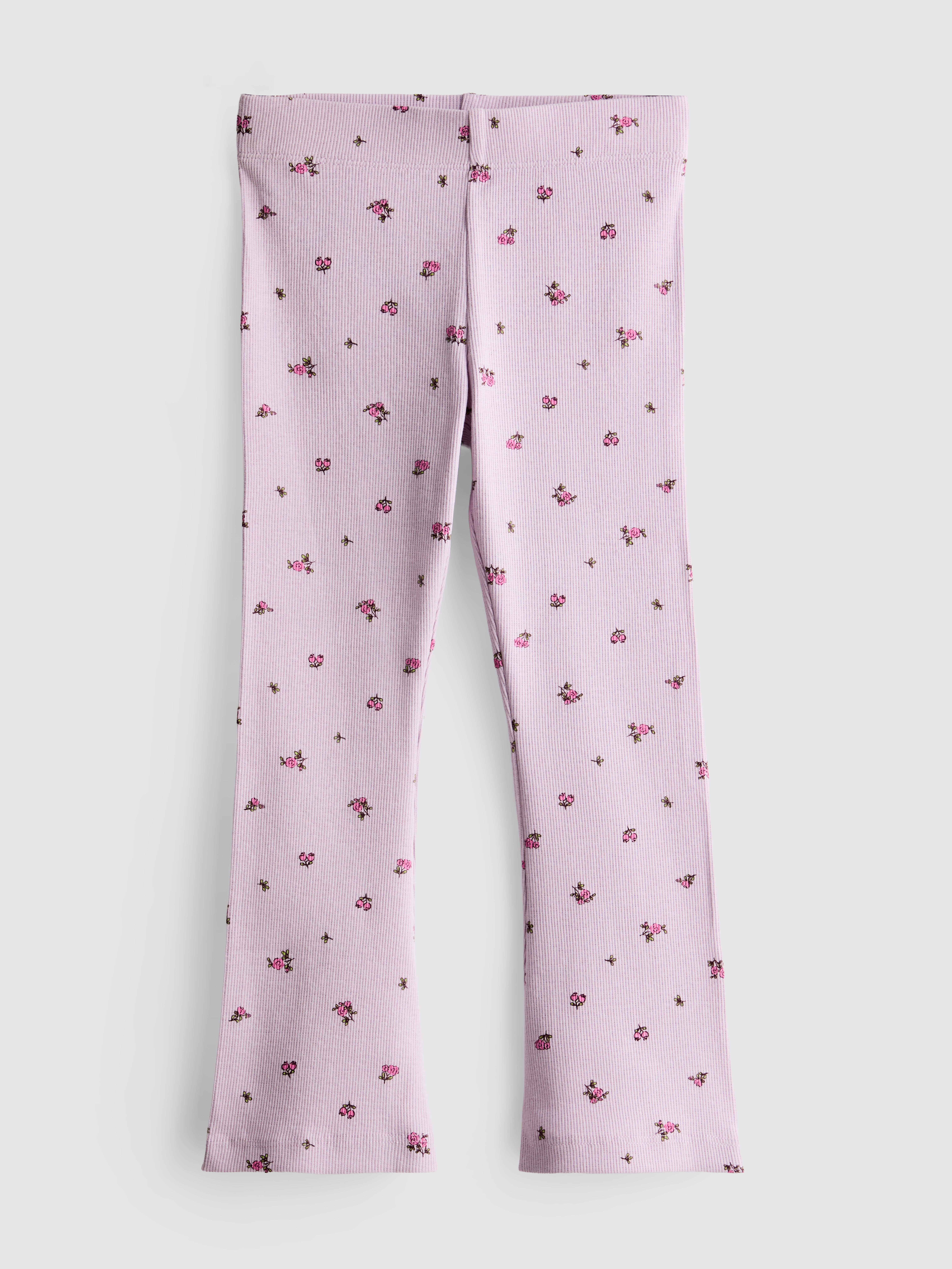 1-9yrs | Cotton Rich Ribbed Flare Leggings