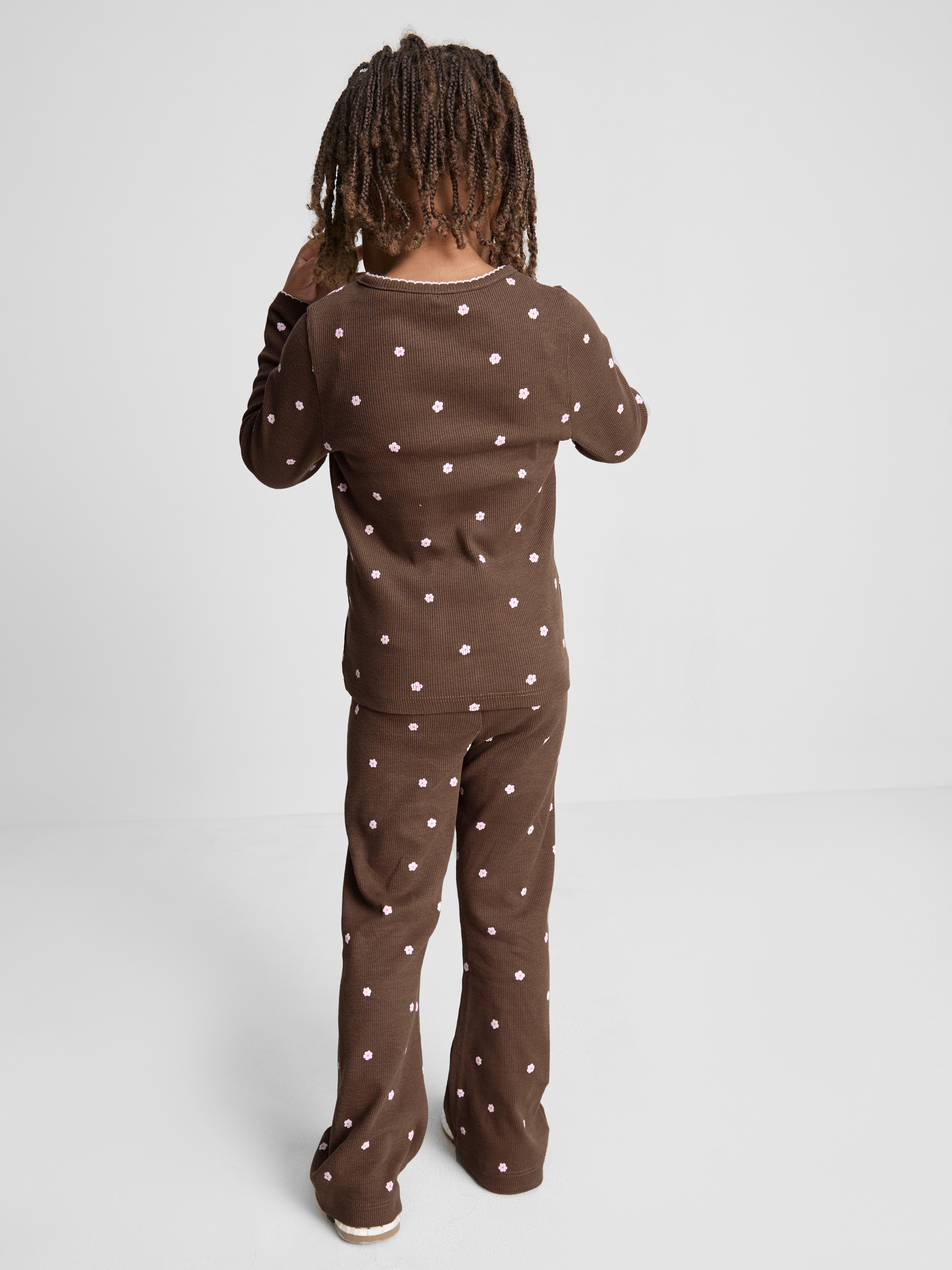 1-9yrs | Cotton Rich Ribbed Flare Leggings