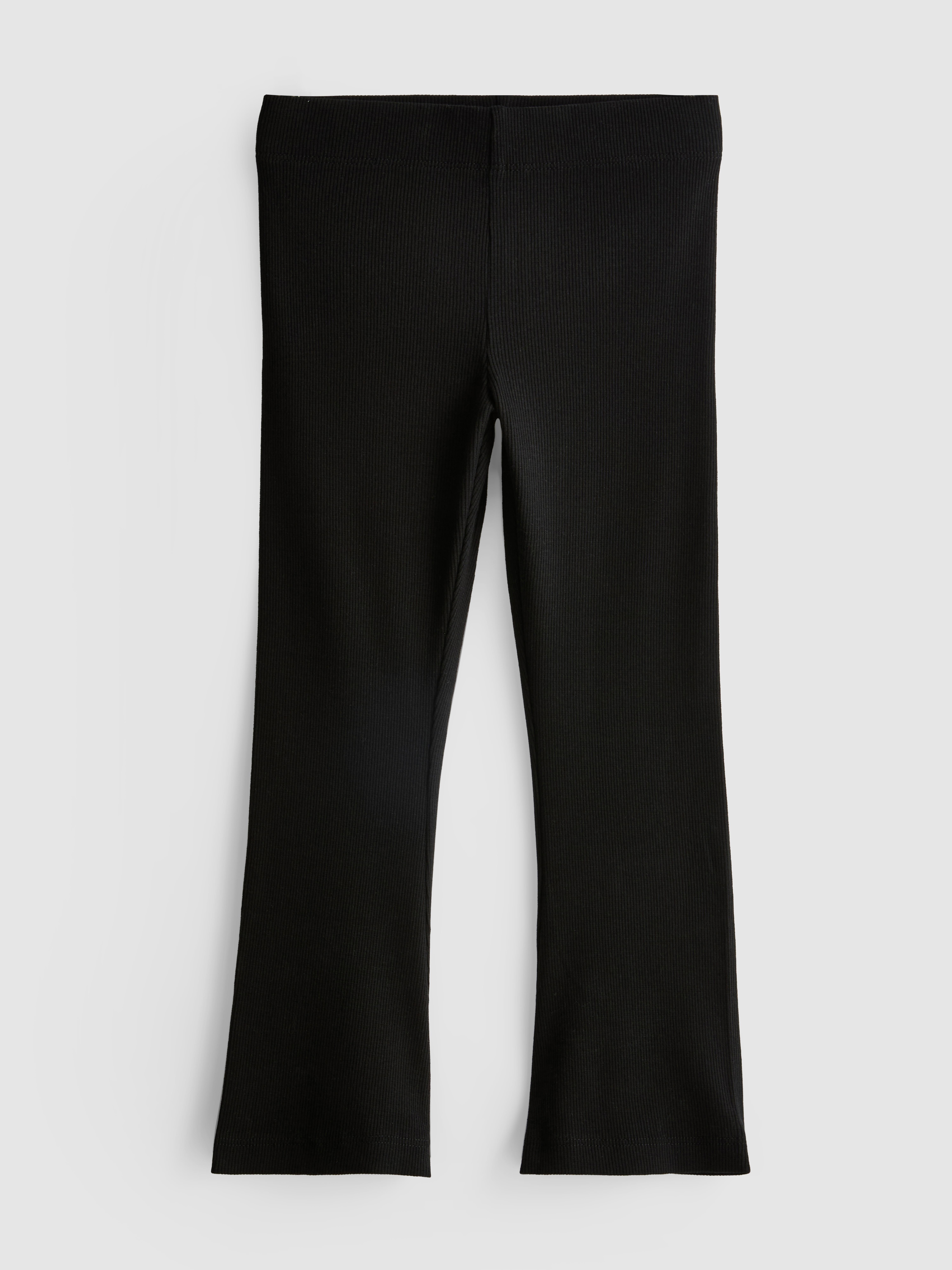 1-9yrs | Cotton Rich Ribbed Flare Leggings